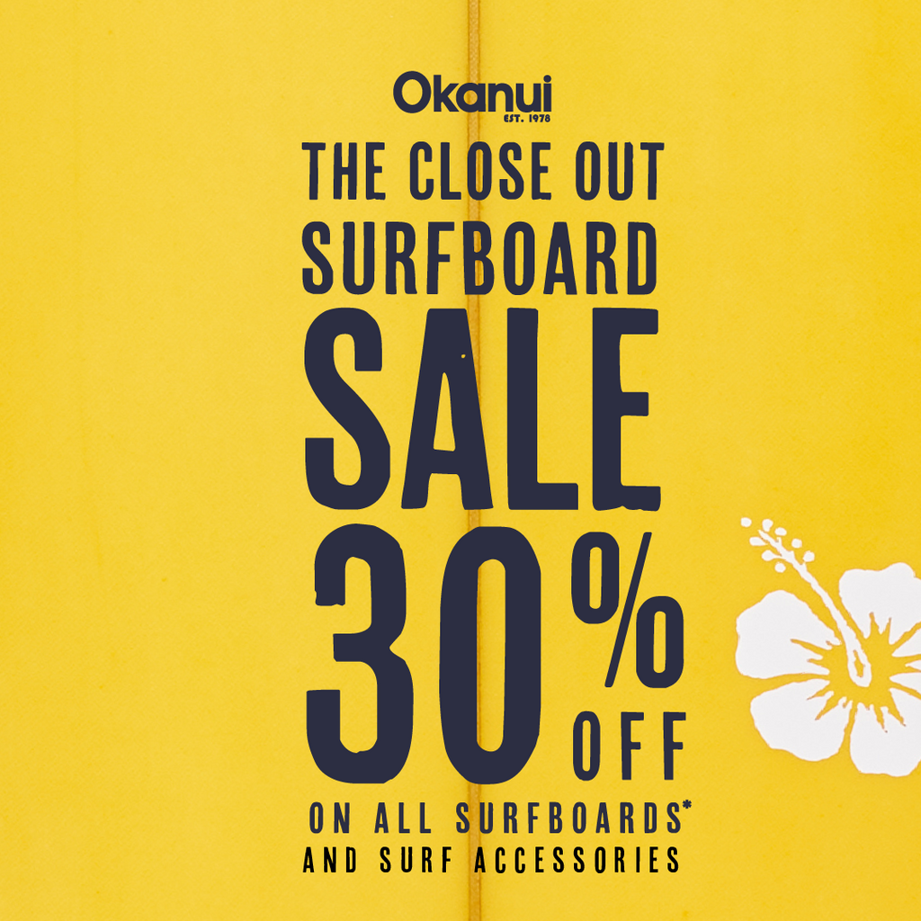 Okanui Manly Surfboard Close Out Sale