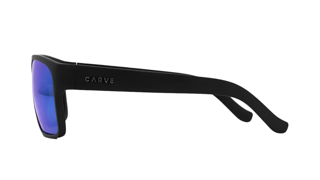 CARVE-Sunglasses-Vendetta -Matt Black-Green Iridium
