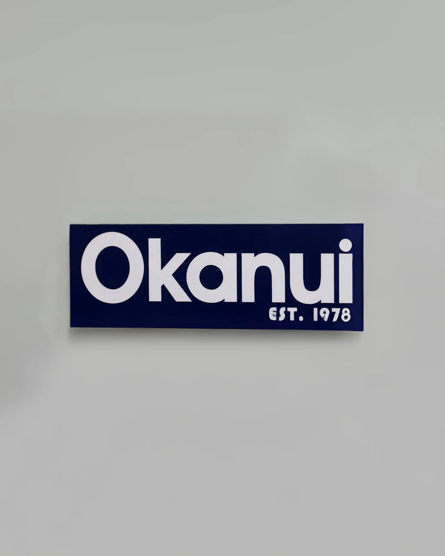 Okanui Bumper Sticker - White