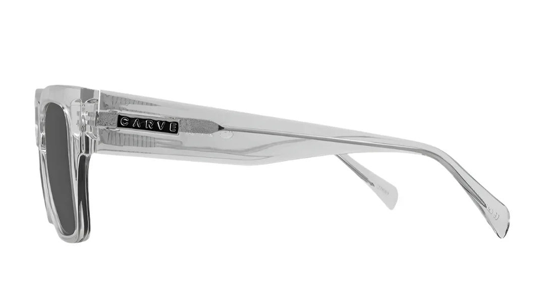CARVE-Sunglasses-Zeus Crystal clear-Grey lens
