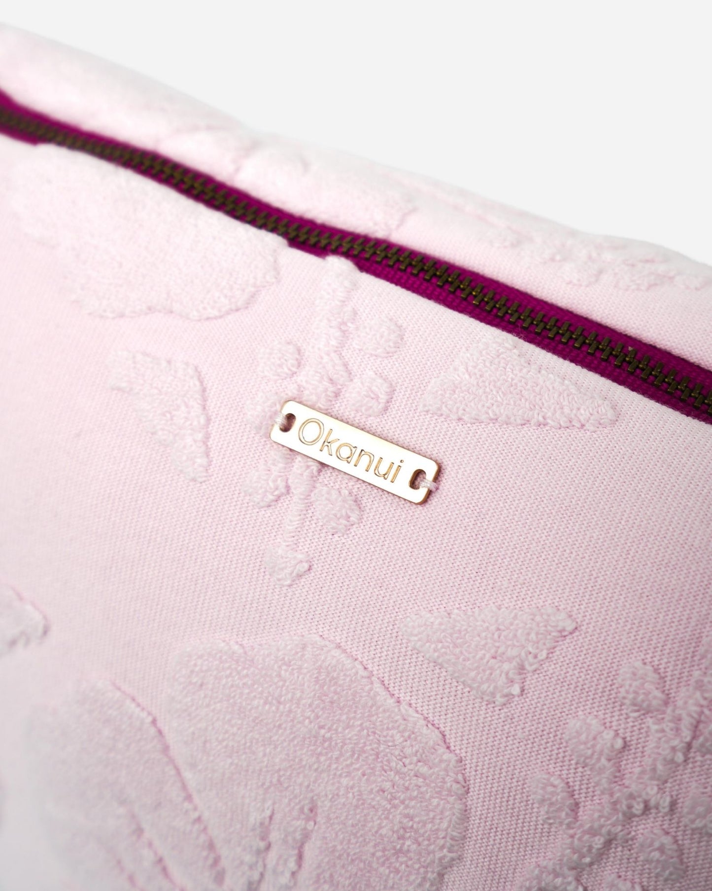 Weekend Terry Cosmetic Bag - Hibiscus Pale Pink