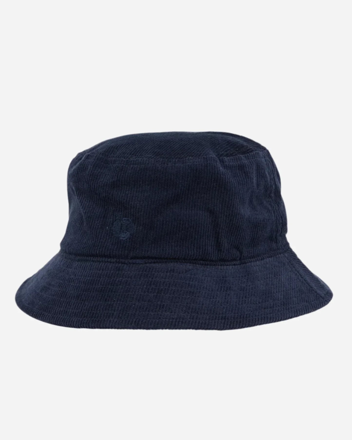 Back view of the Okanui Bucket Rig Hat featuring an embroidered logo.