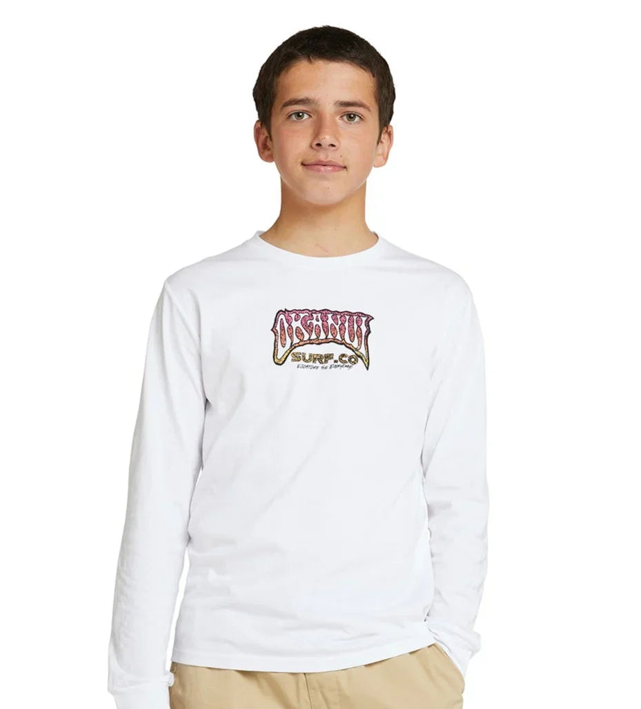 Boys - L/S T-Shirt - Glasshouse - White