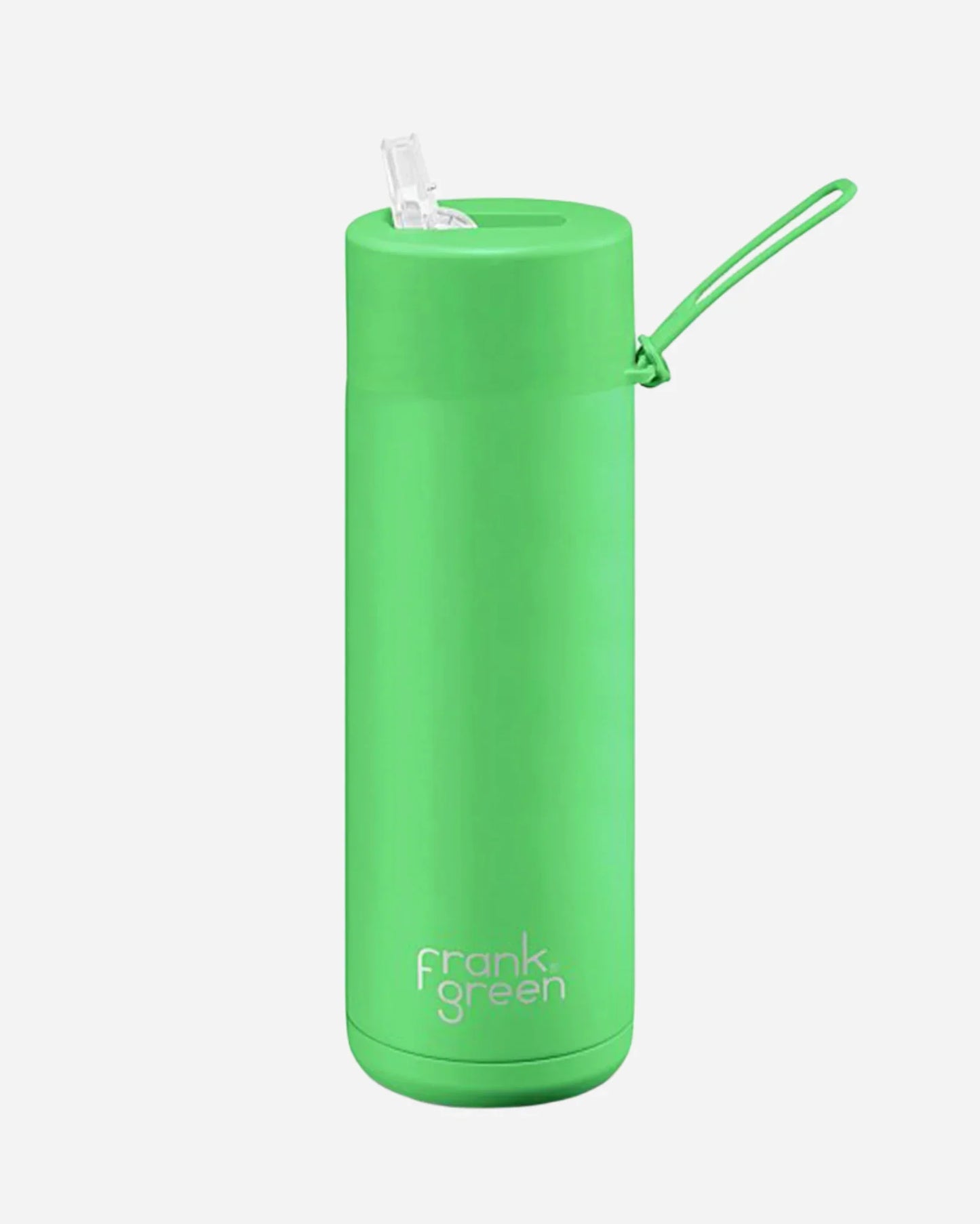 Frank Green - Drink Bottle - 20 oz - Reusable Bottle - Neon Green