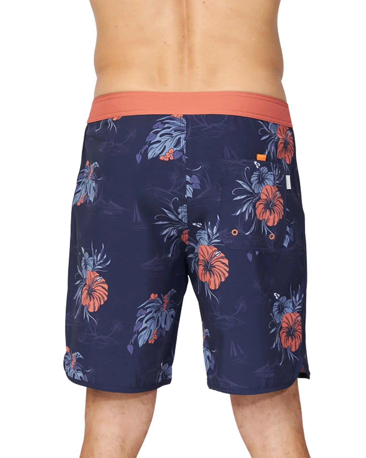 Mens - Retro Boardrider Boardshort - Oasis Retro - Navy Multi