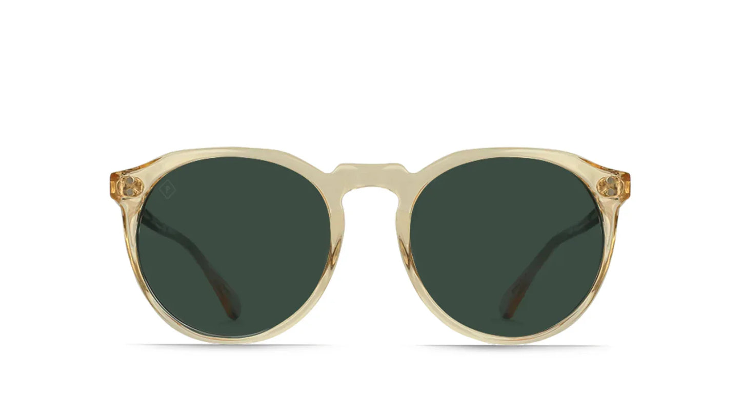 RAEN - Sunglasses - REMMY - Champagne Crystal / Green Polarized - 52