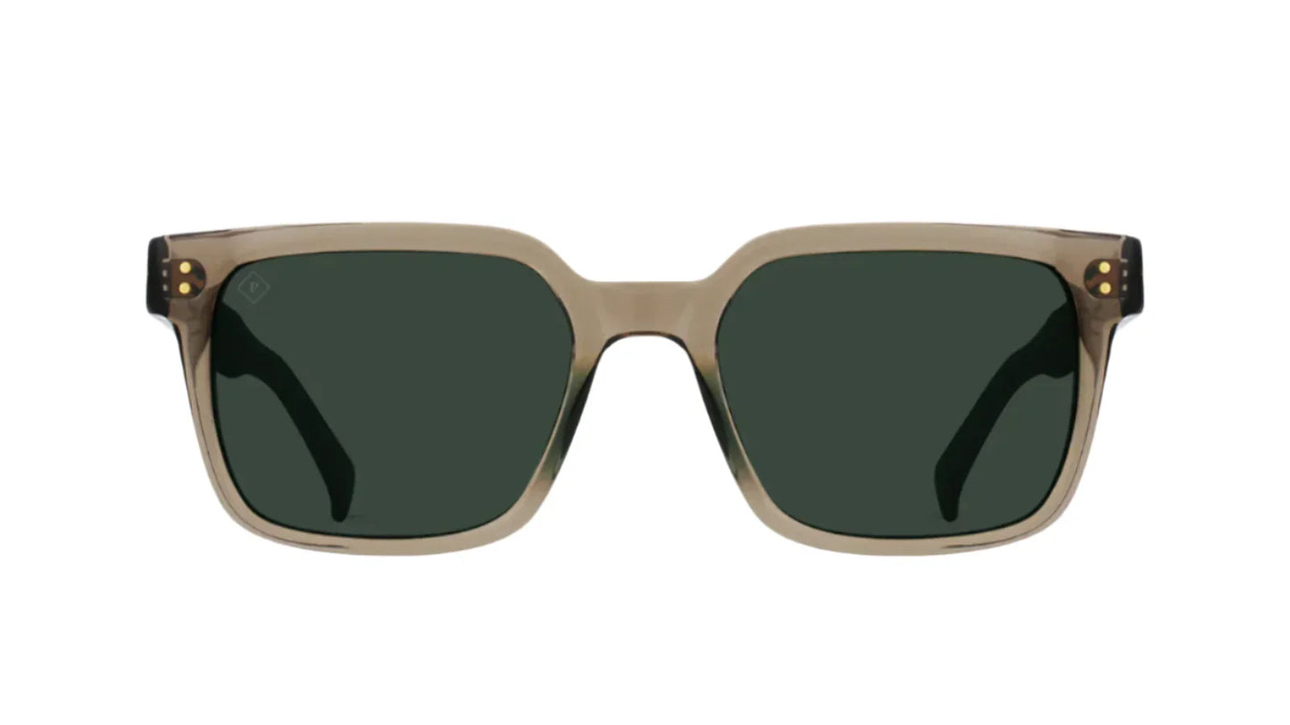 RAEN - Sunglasses - WEST - Ghost / Green Polarized - 55