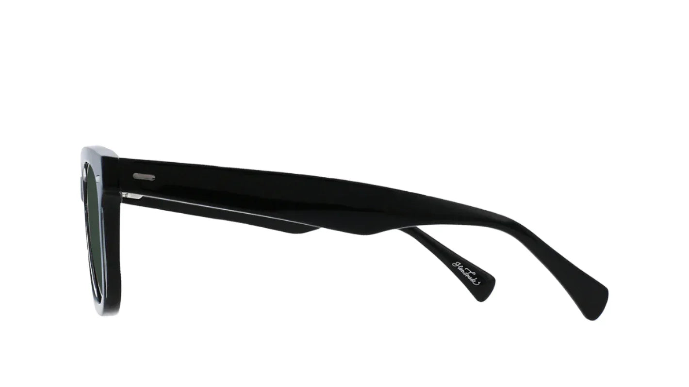 RAEN - Sunglasses - MYLES - Recycled Black/Green Polarized - 53