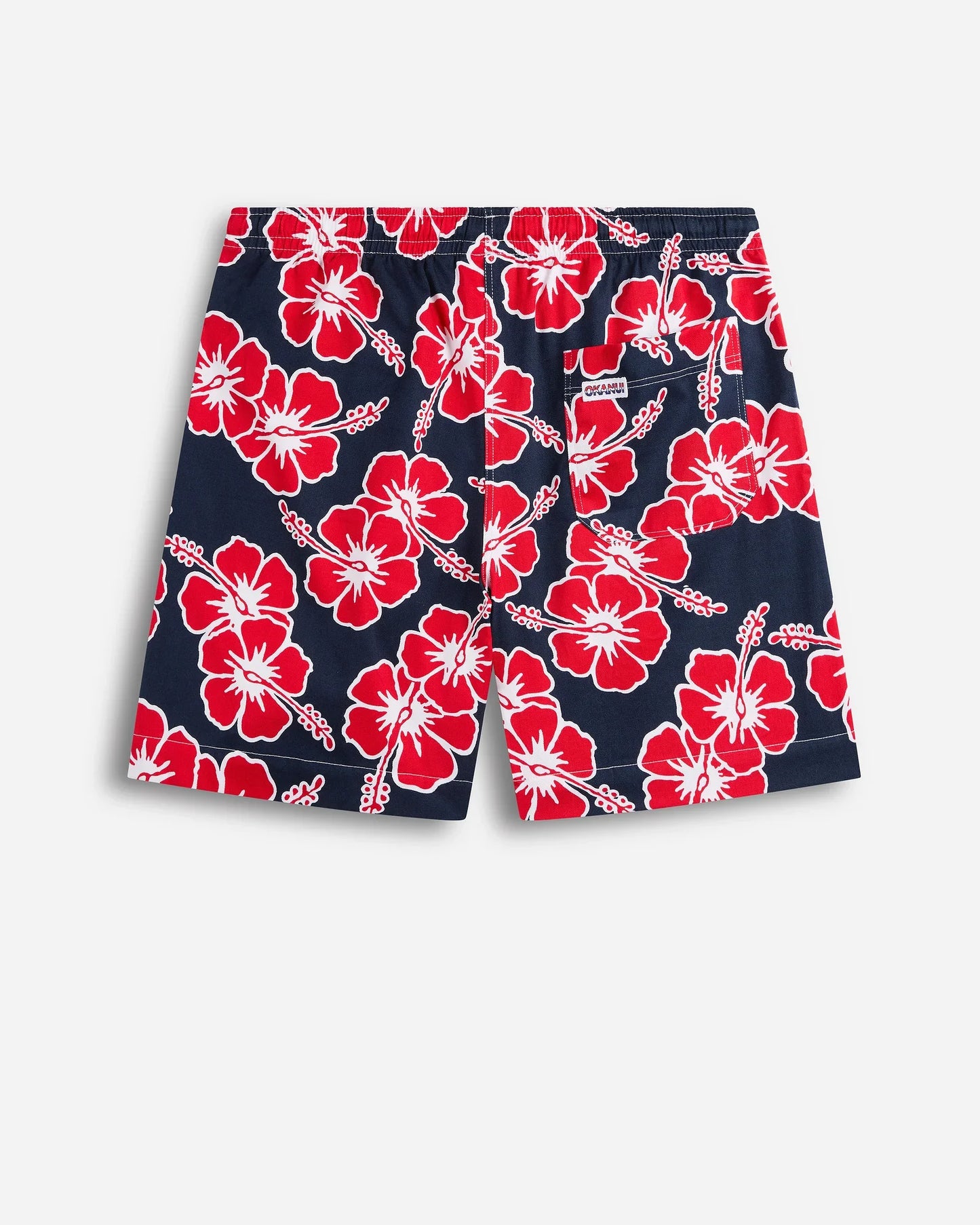 Mens Classic Short Short - Tri Colour Navy Red White