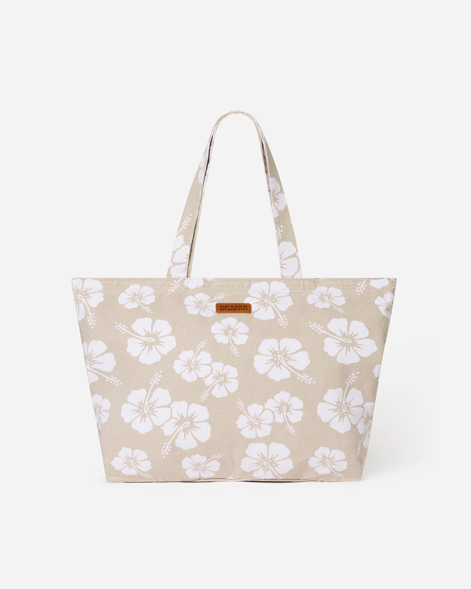 Bag Classic Beach Bag Hibiscus Stone Okanui