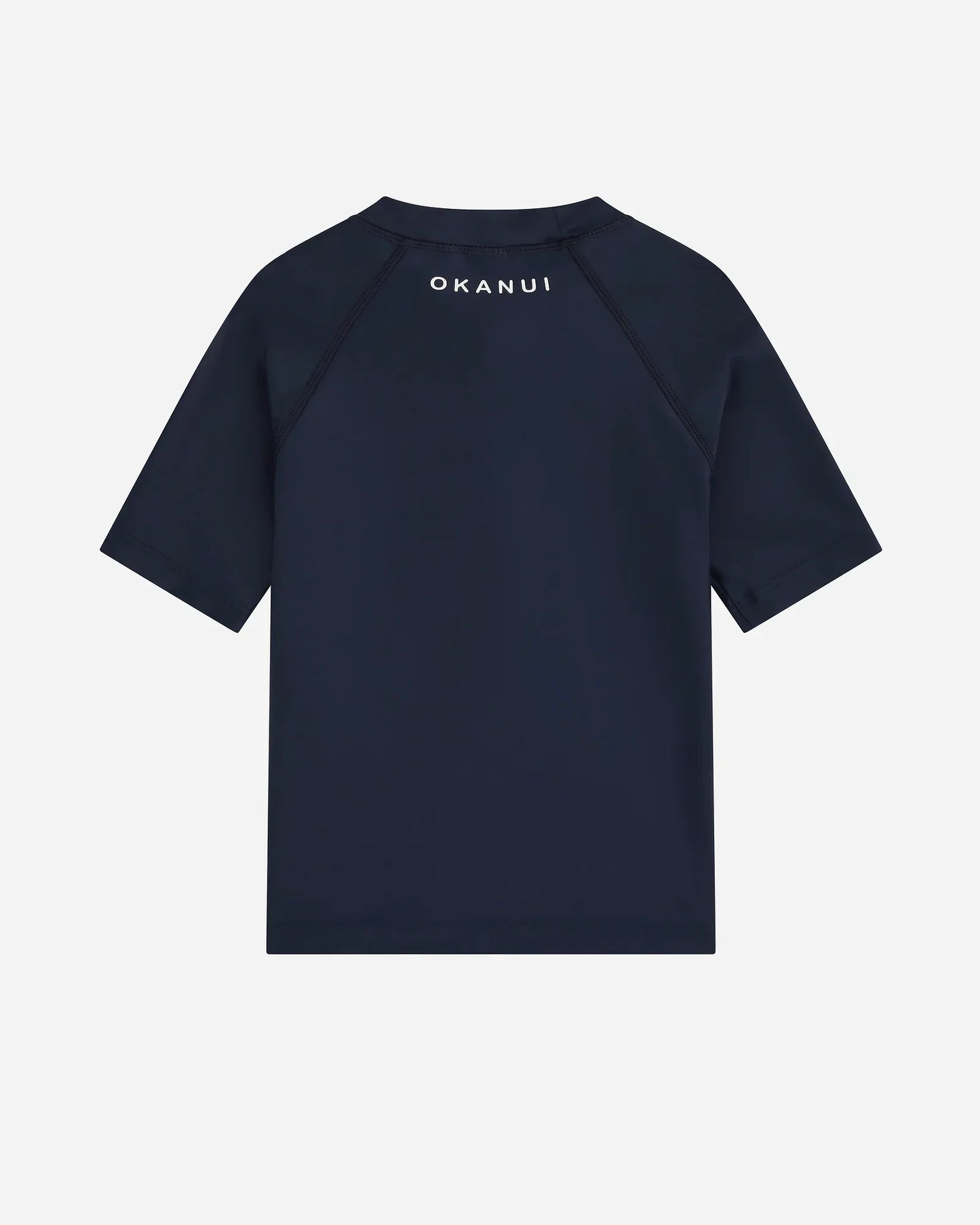 Girls Ikon Short Sleeve Rashie - Navy White