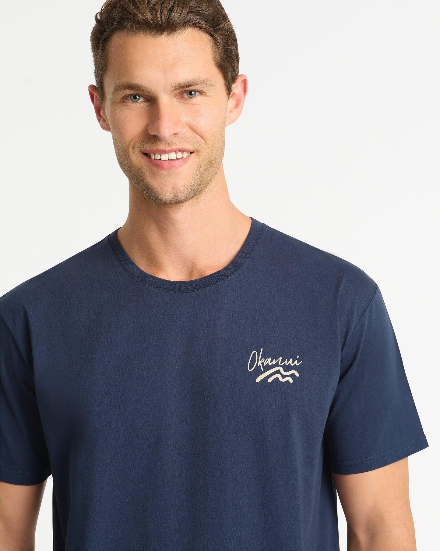 Mens Ripple T'Shirt - Navy