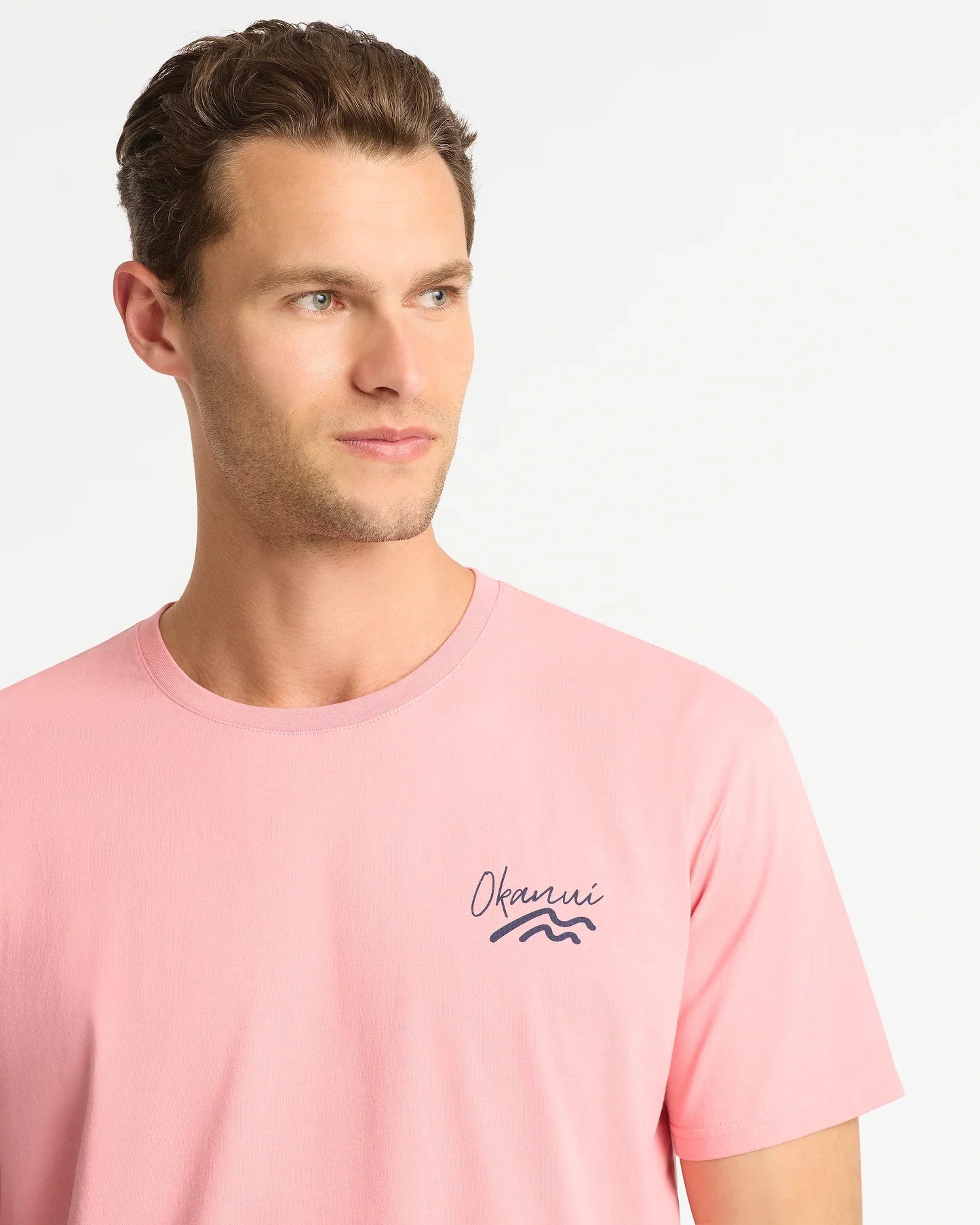 Mens Ripple T'Shirt - Rose