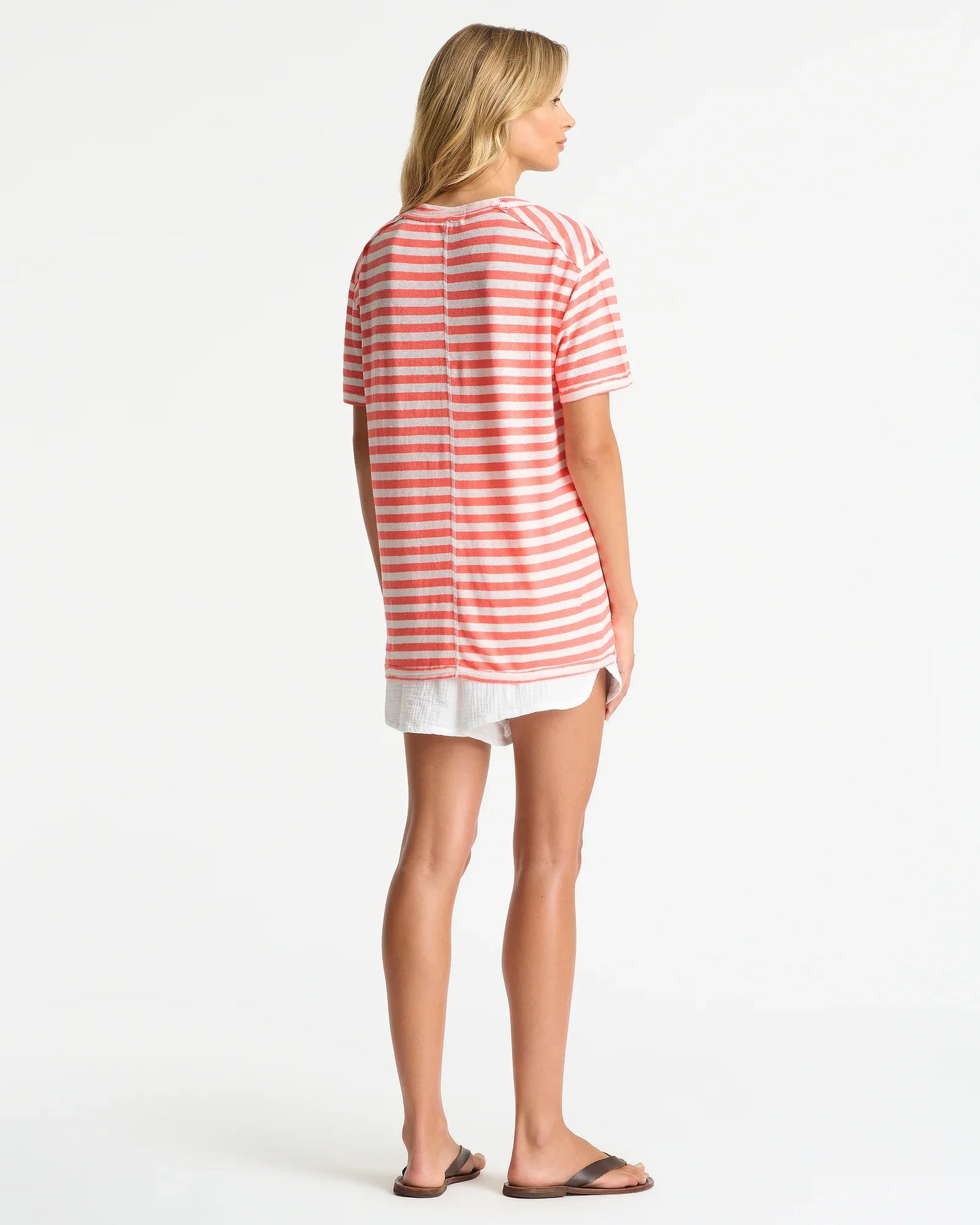 Bay T'Shirt - Coral White