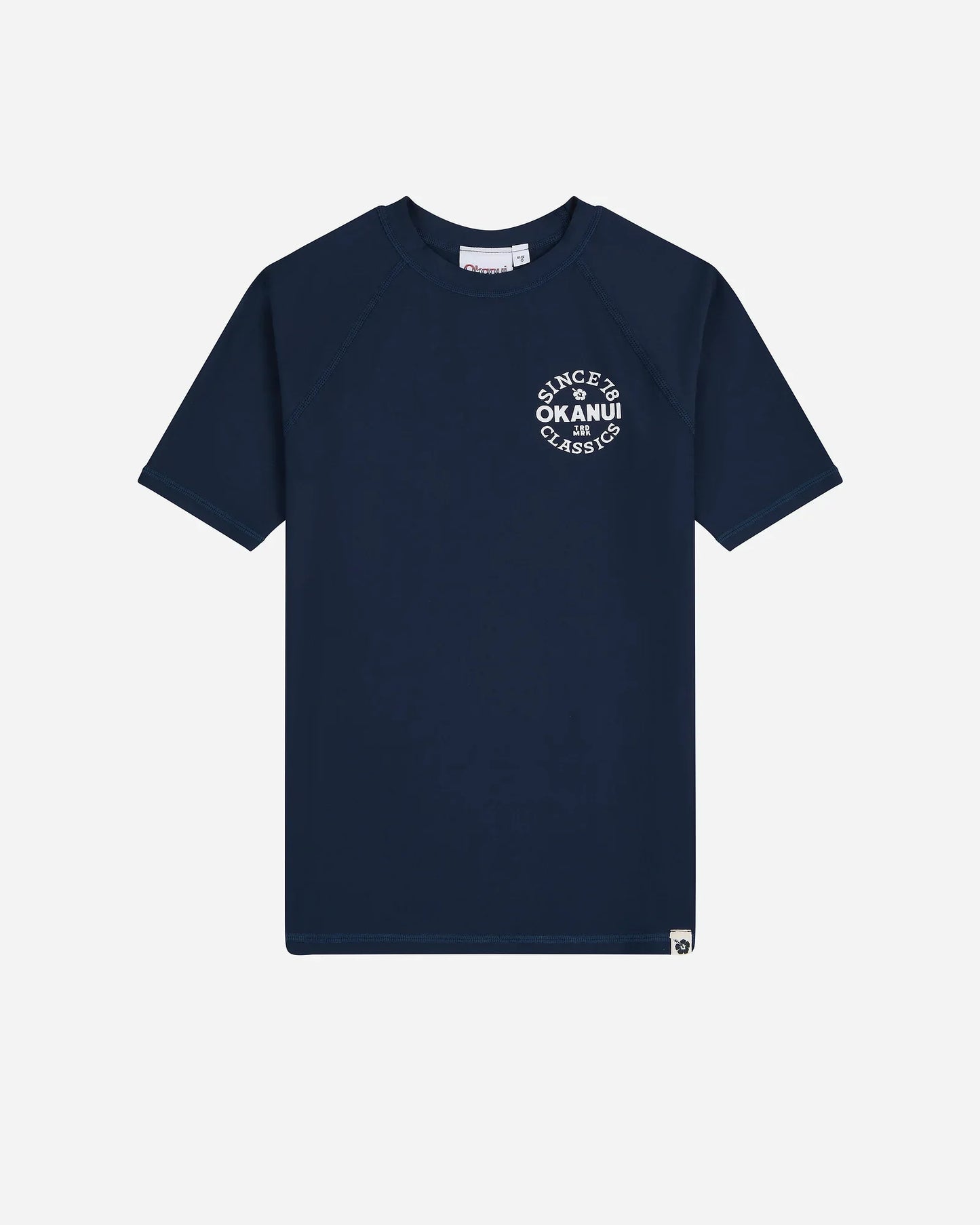 Boys Ikon Short Sleeve Rashie - Navy