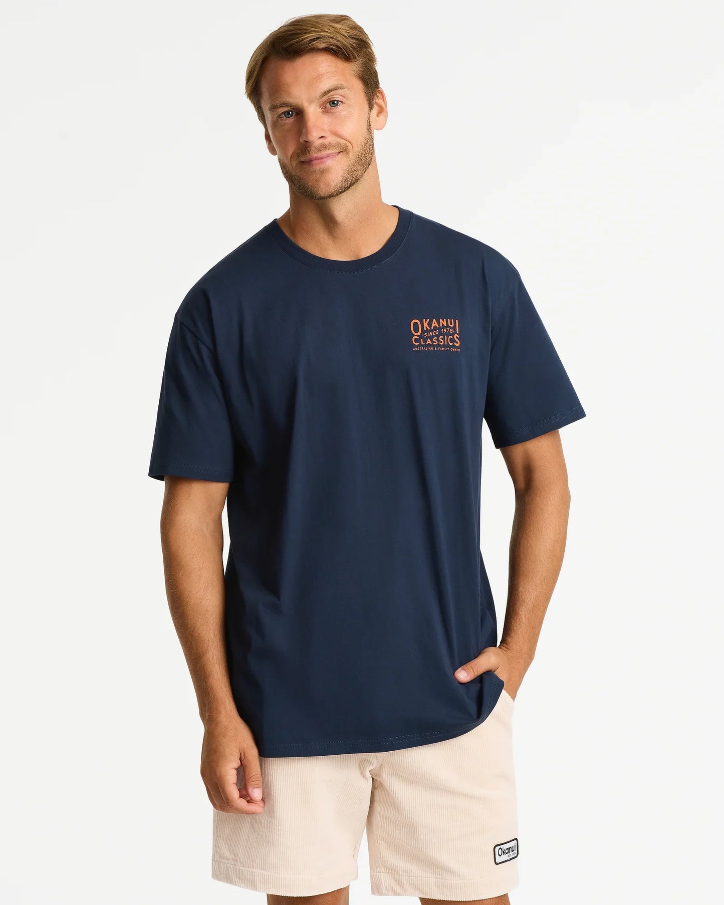 Waves T'Shirt - Navy