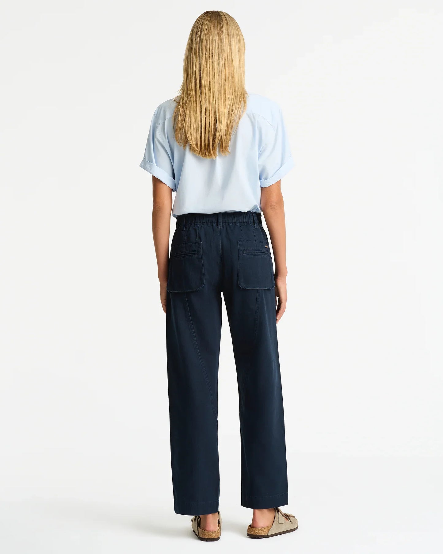 Positano Drill Pant - Navy