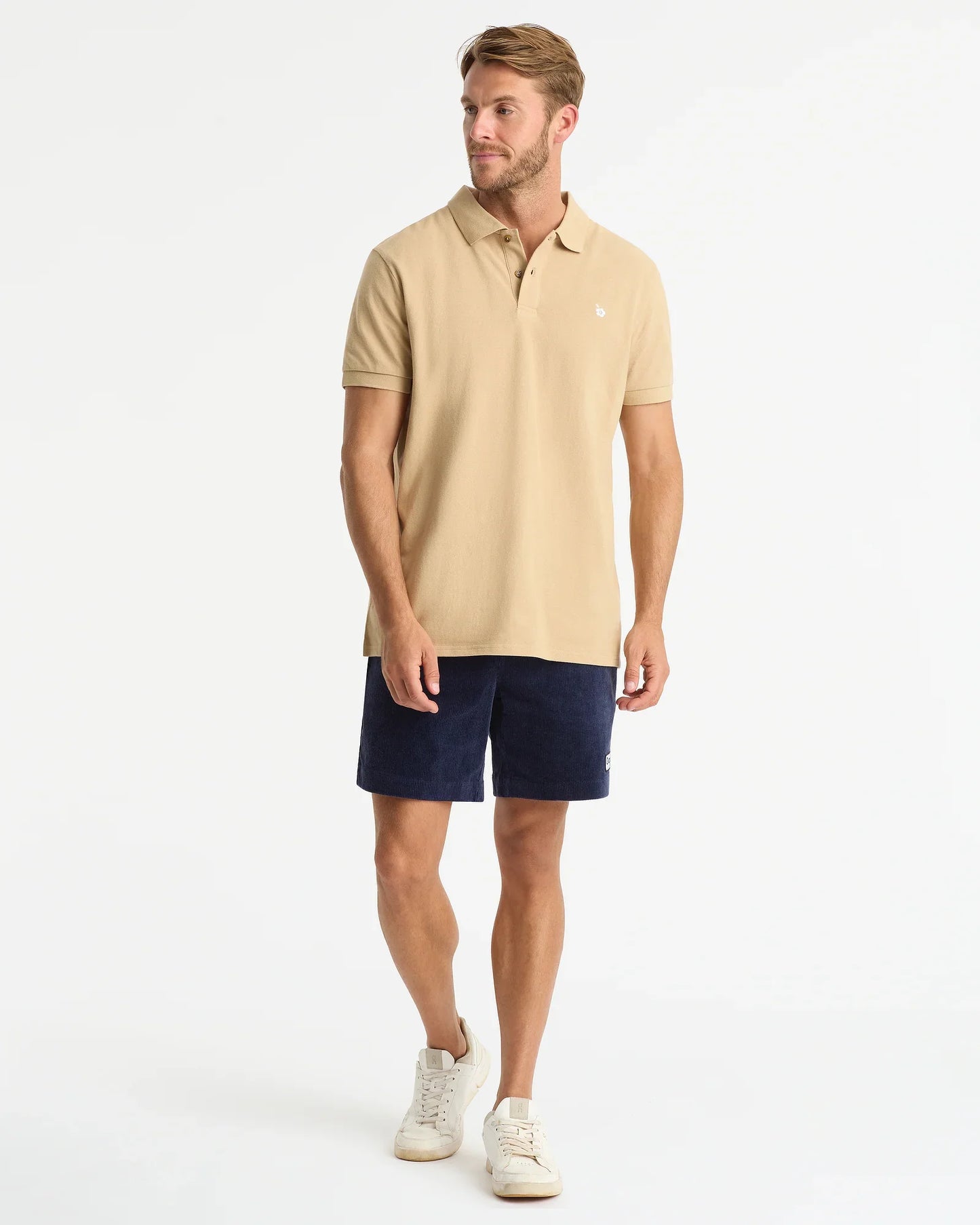 Mens - Polo Shirt - Classic Polo - Stone