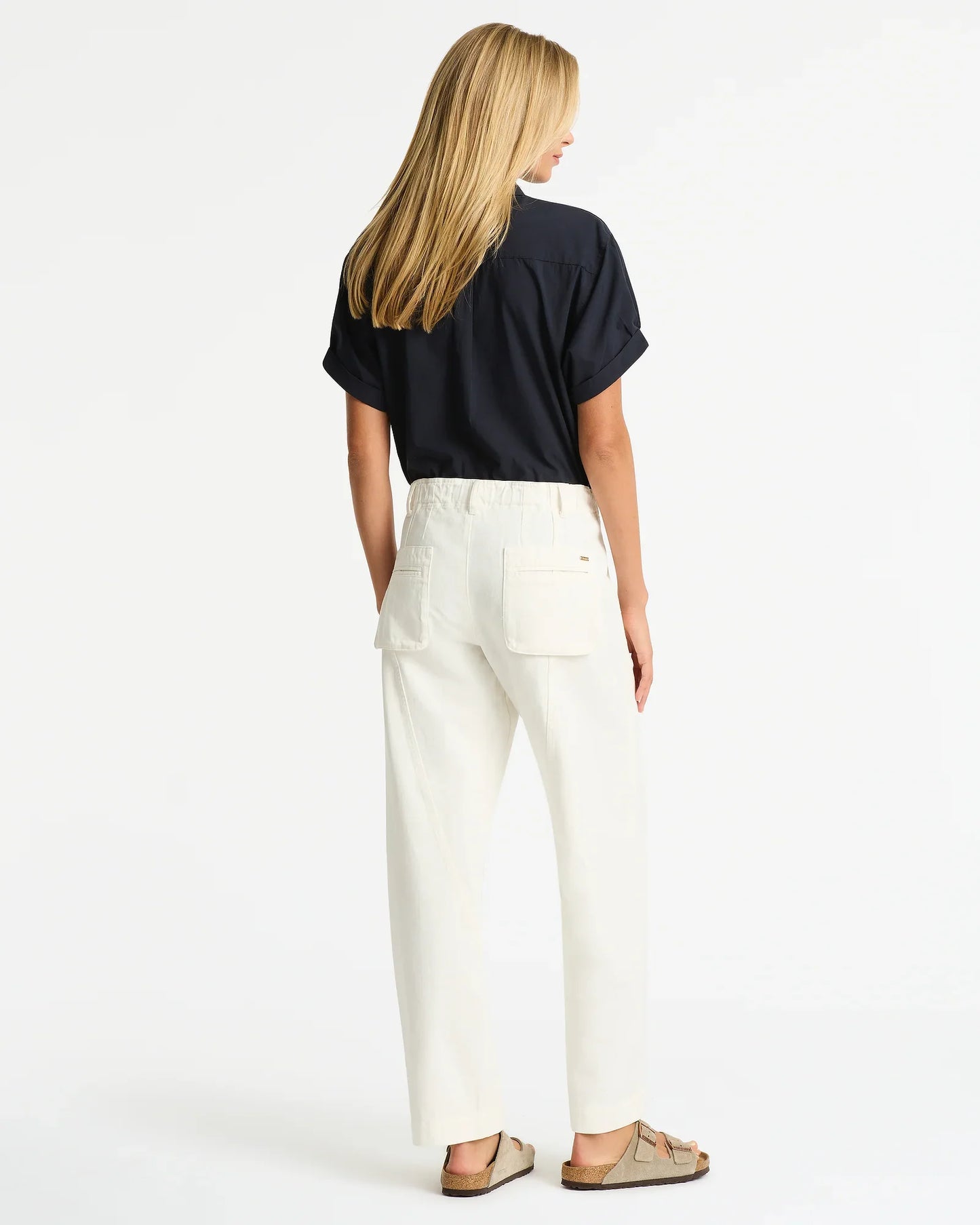 Positano Drill Pant - White