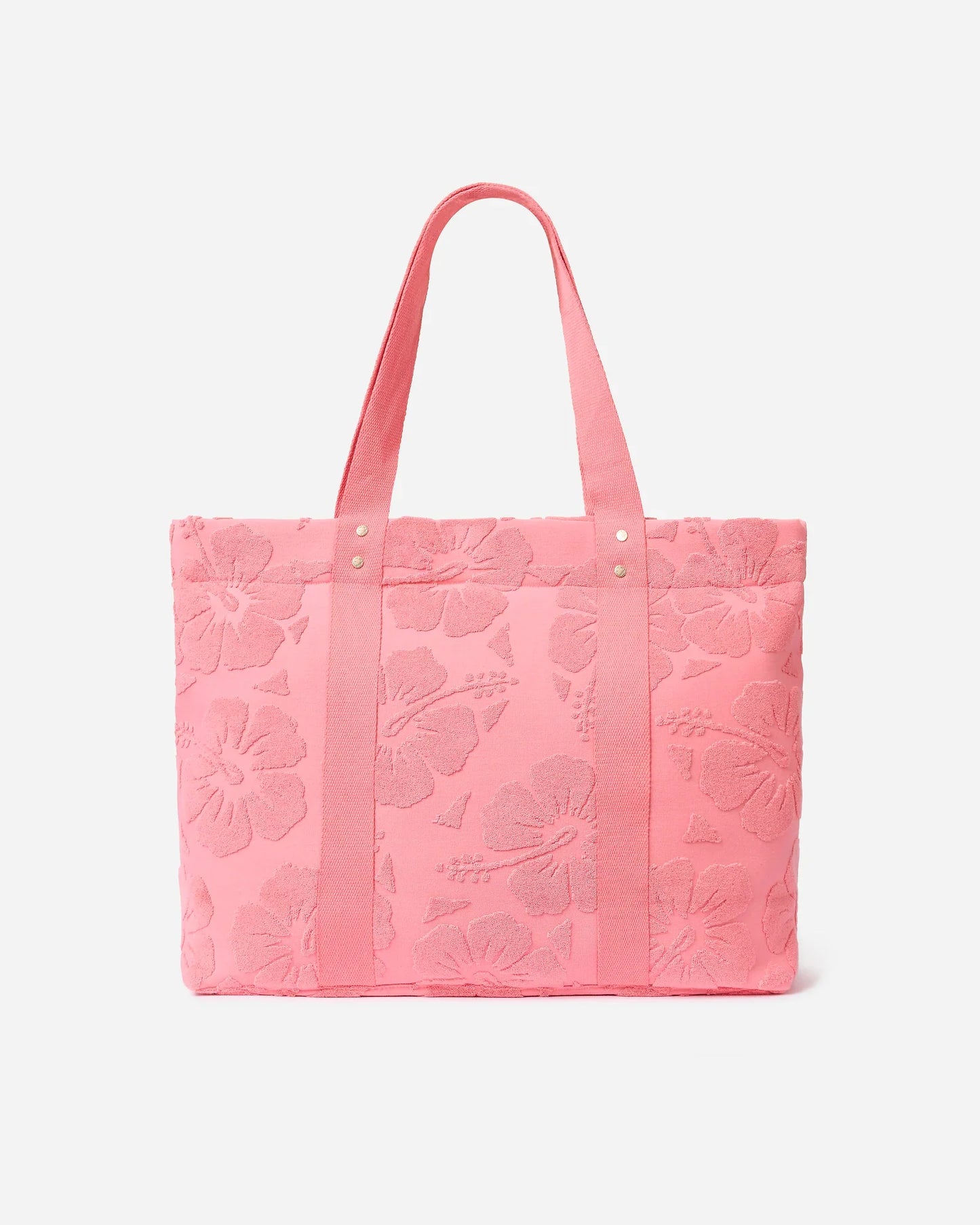 Weekend Terry Tote Bag - Hibiscus Pink