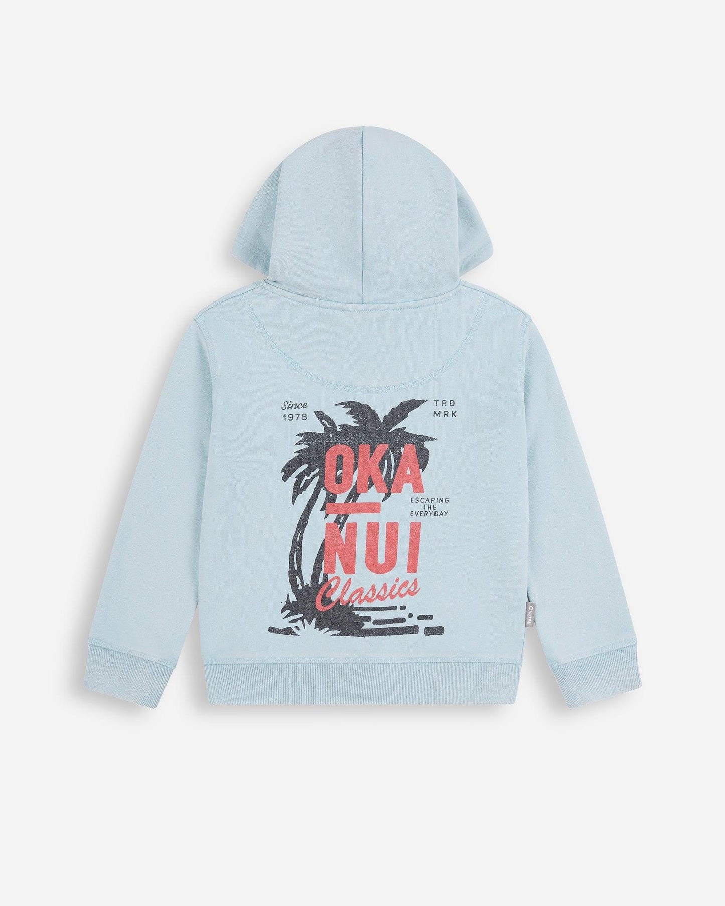 Boys Stack Hoodie - Washed Blue