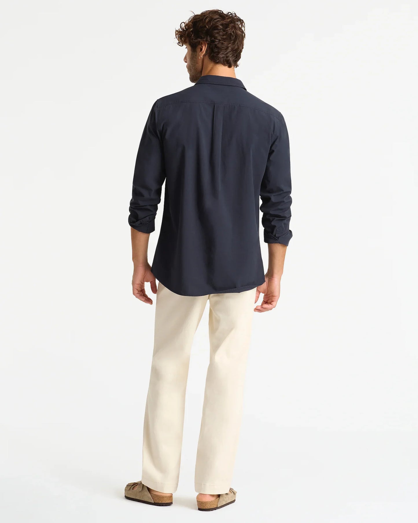 The Standard Long Sleeve Shirt - Navy