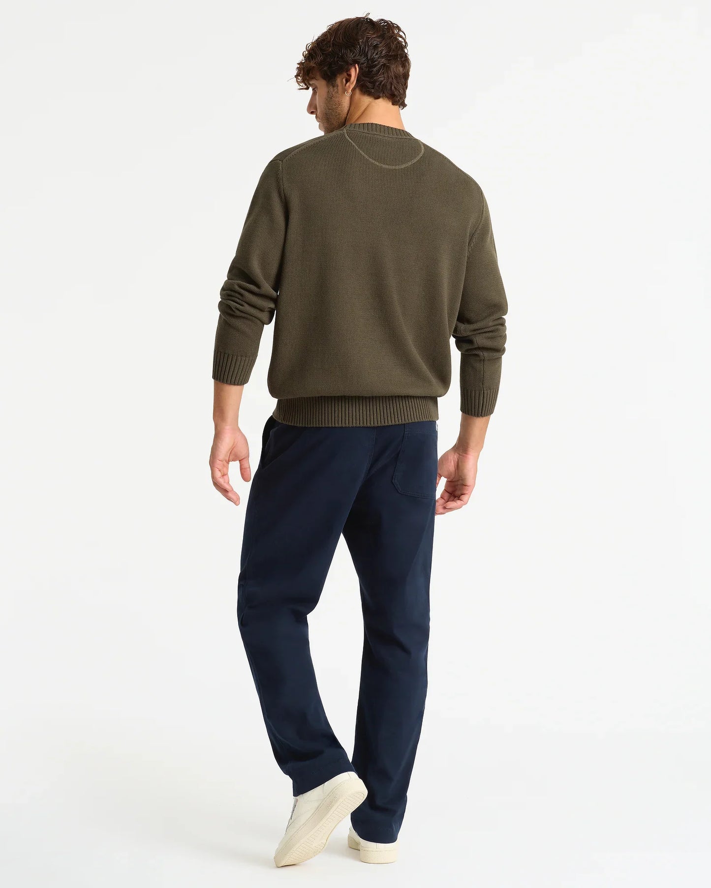 Tommy Crew Sweater - Olive