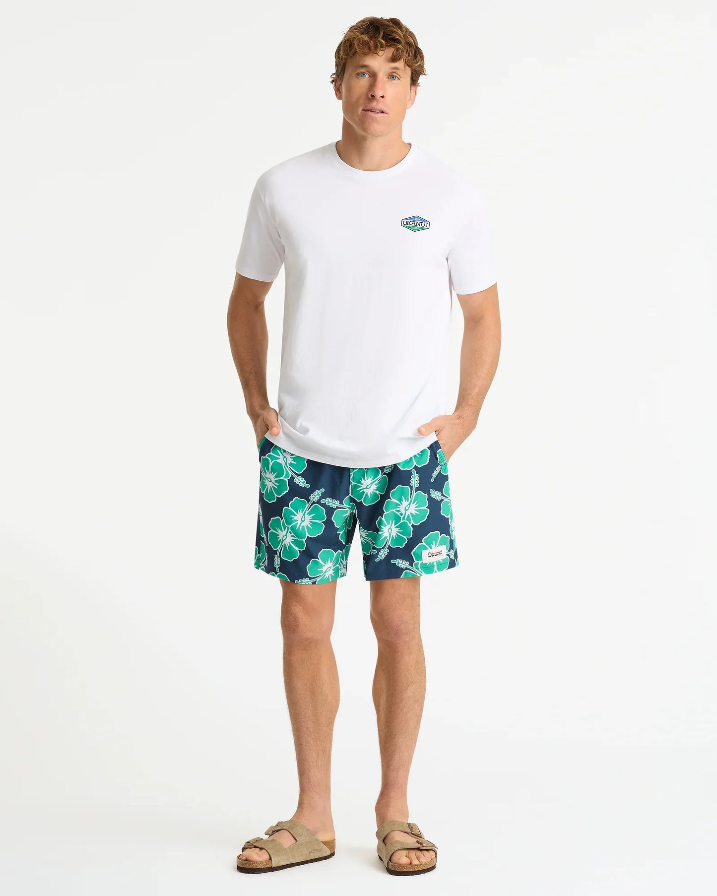 Mens Paragon T'Shirt - White Emerald