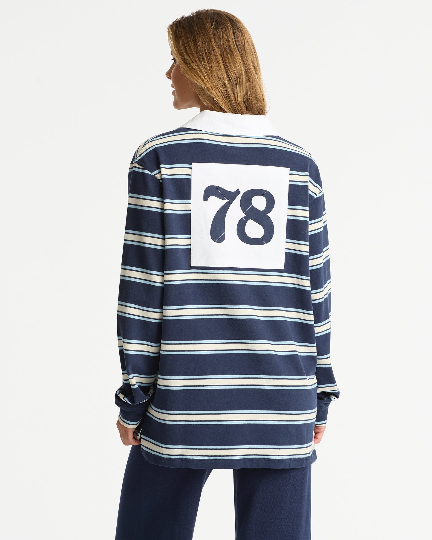 Heritage Rugby Polo - Navy Multi