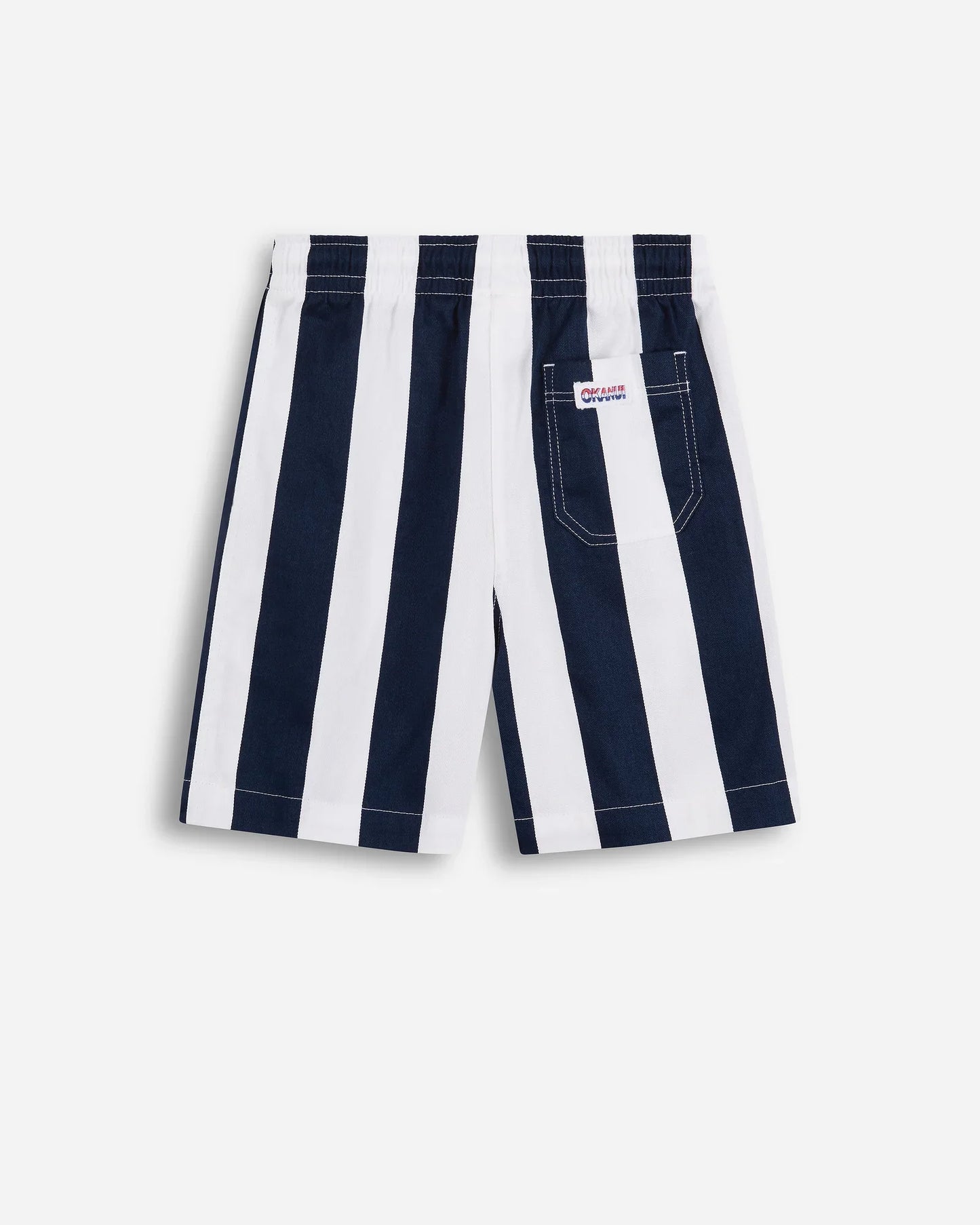Boys Classic Short - Stripe Navy