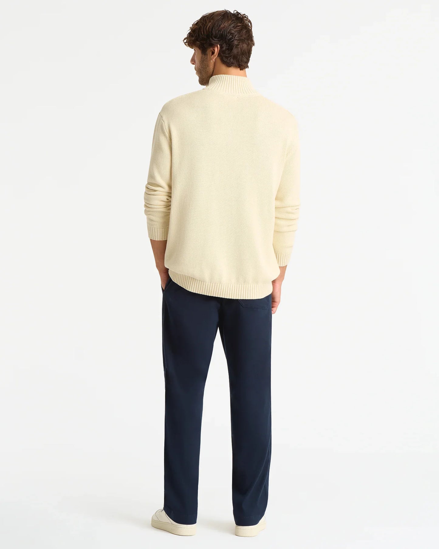 Marshall 1/2 Zip Sweater - Stone