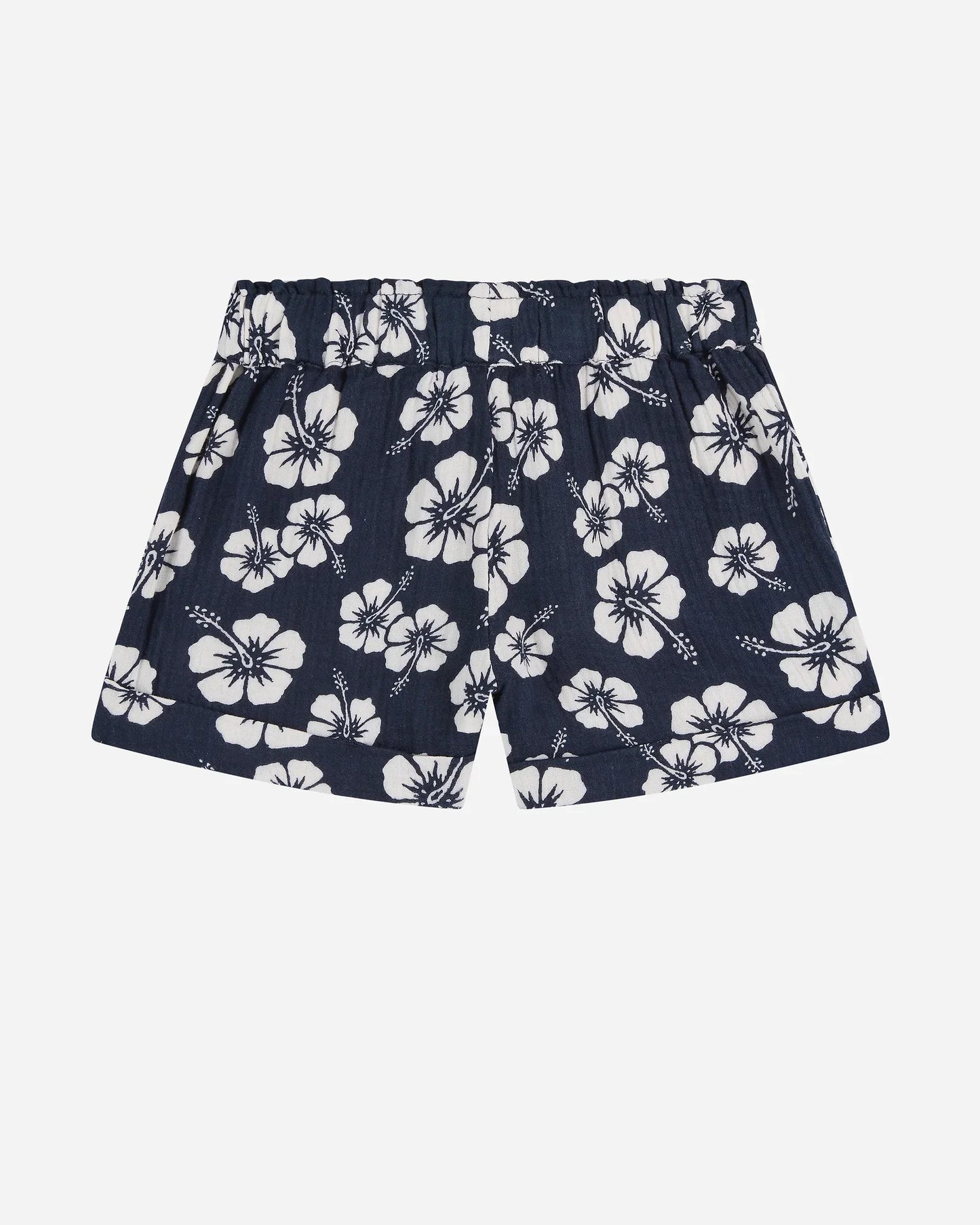Papergirl Short - Hibiscus Navy