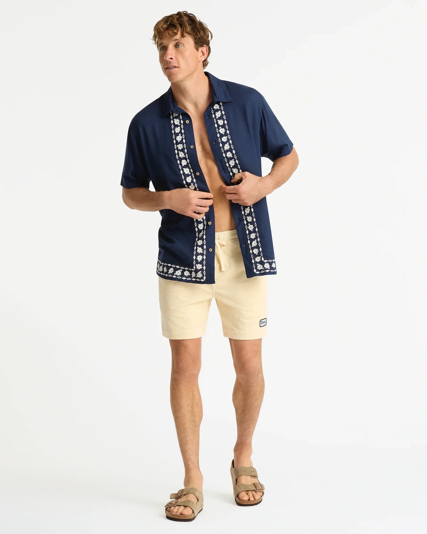 Beach Club Shirt - Dion Navy White