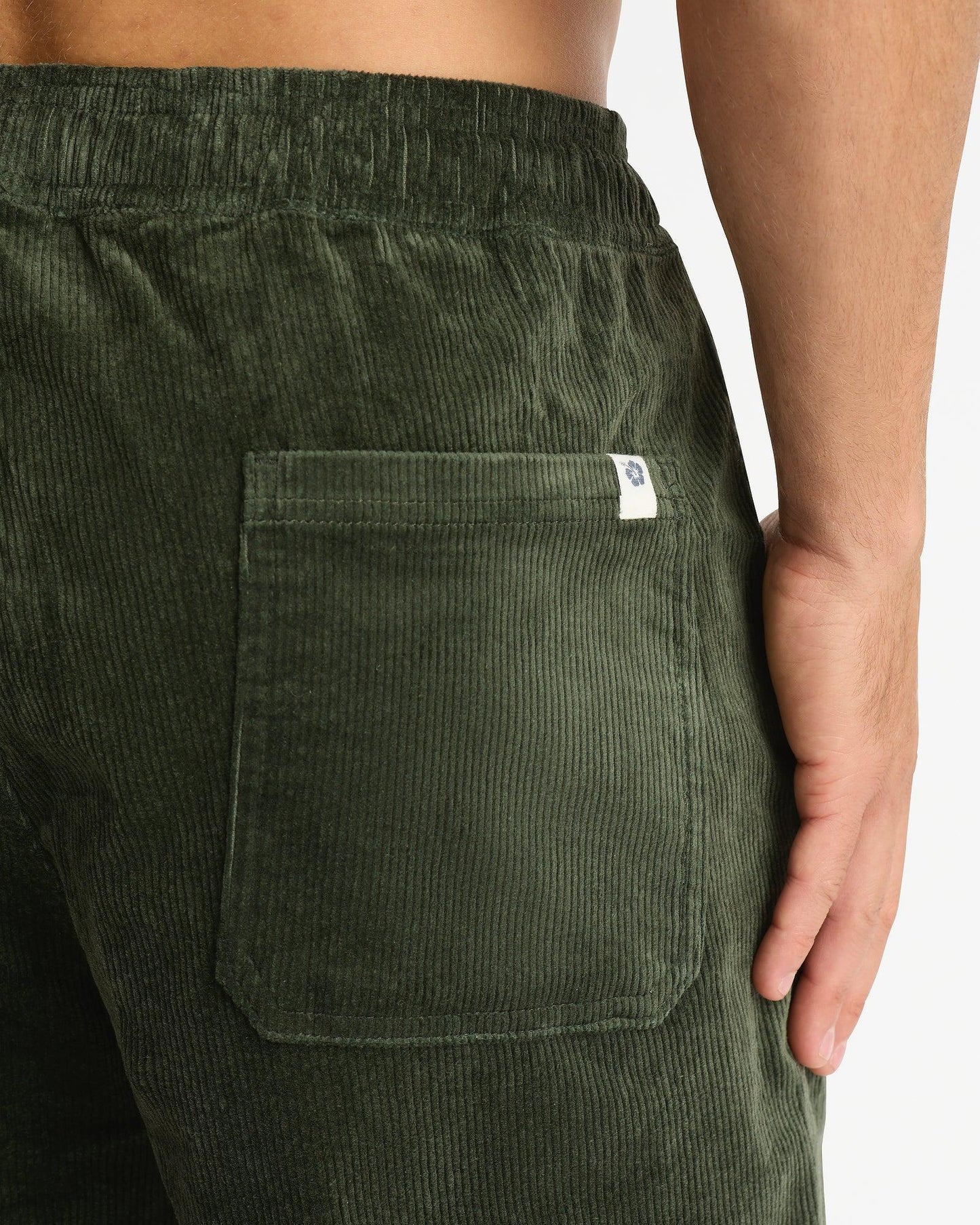 Big Iron Cord Short - Hunter Green