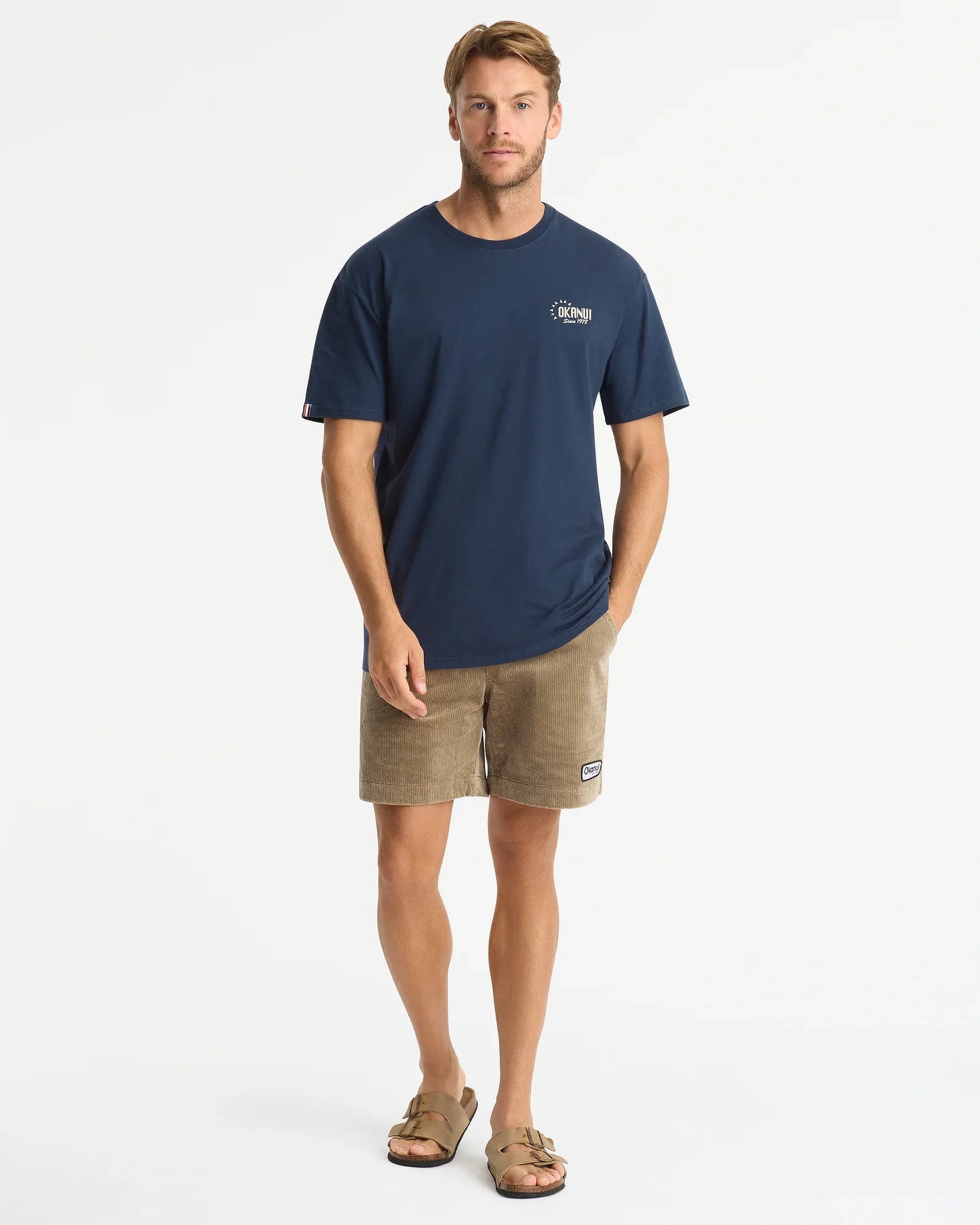 Men's Stacker T'Shirt - Navy