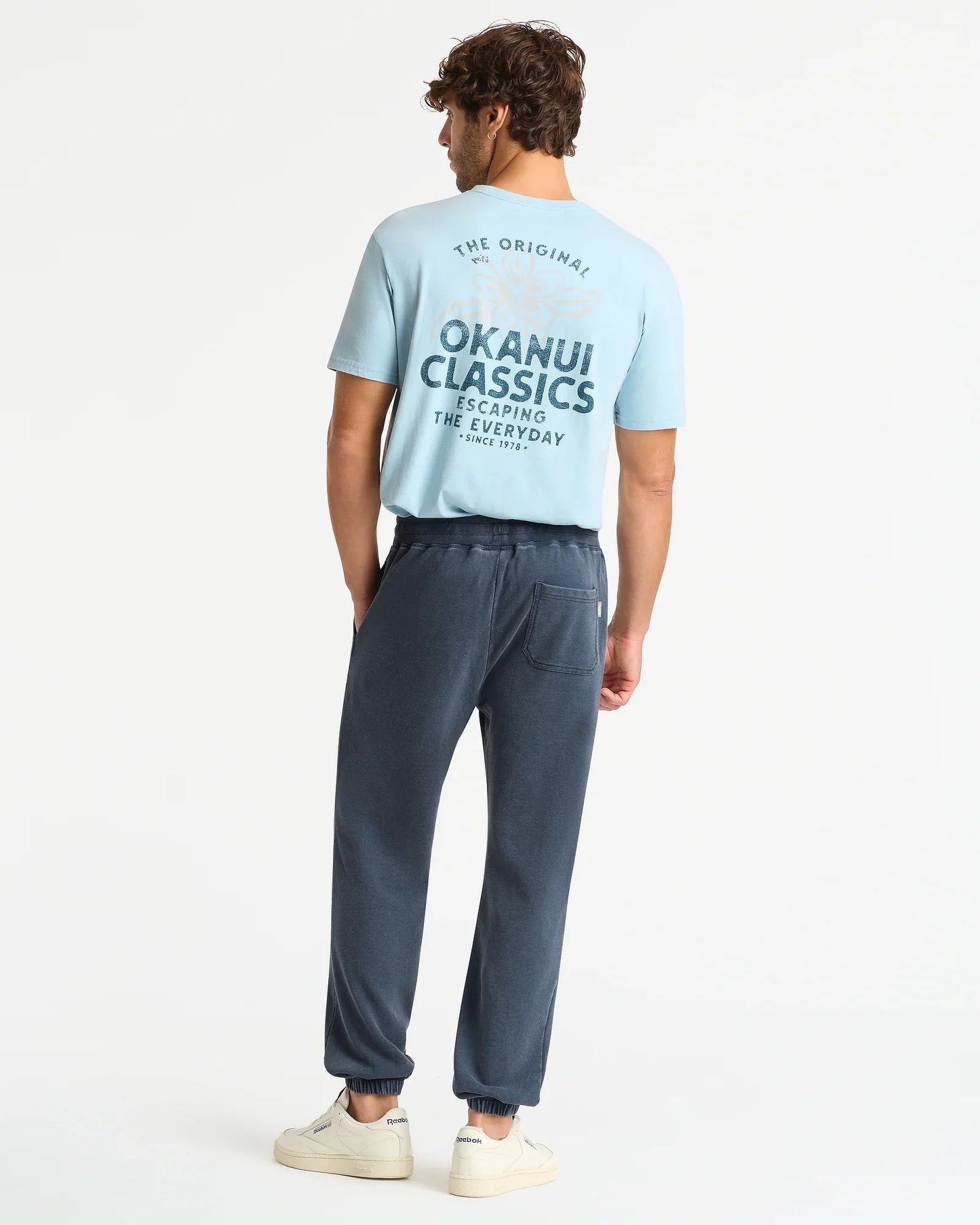 Staple Sweat Pant - Washed Navy