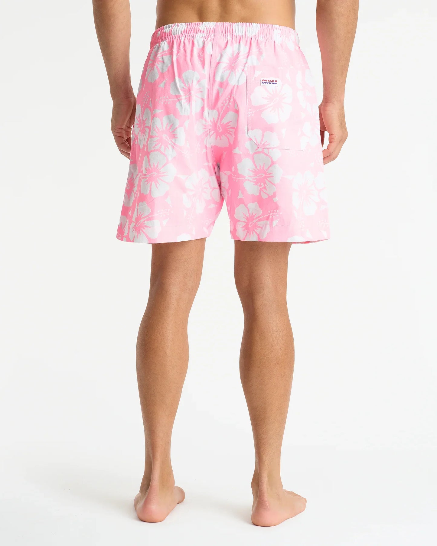 Mens Classic Short Short - Hibiscus Pale Pink