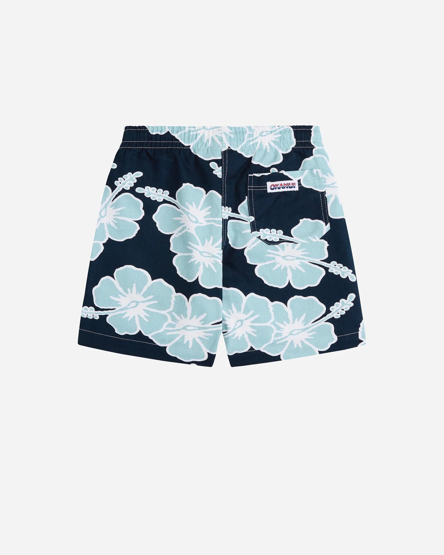 Boys Classic Short - Tri Colour Navy Blue White