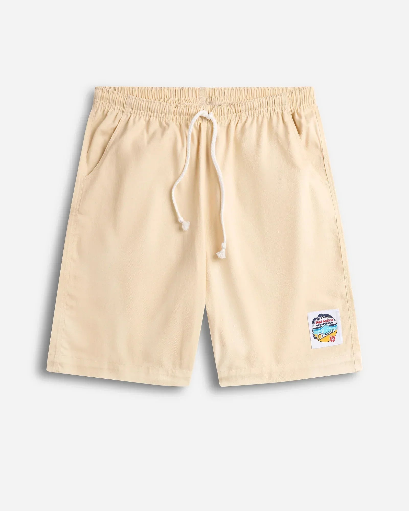 Okanui Classic Shorts for Men Plain Natural - Main Image