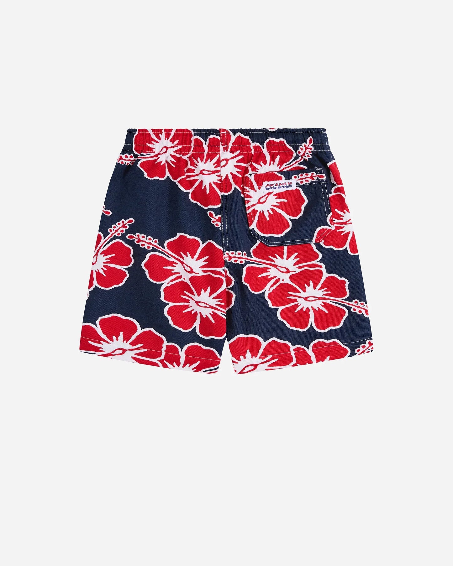 Boys Classic Short - Tri Colour Navy Red White