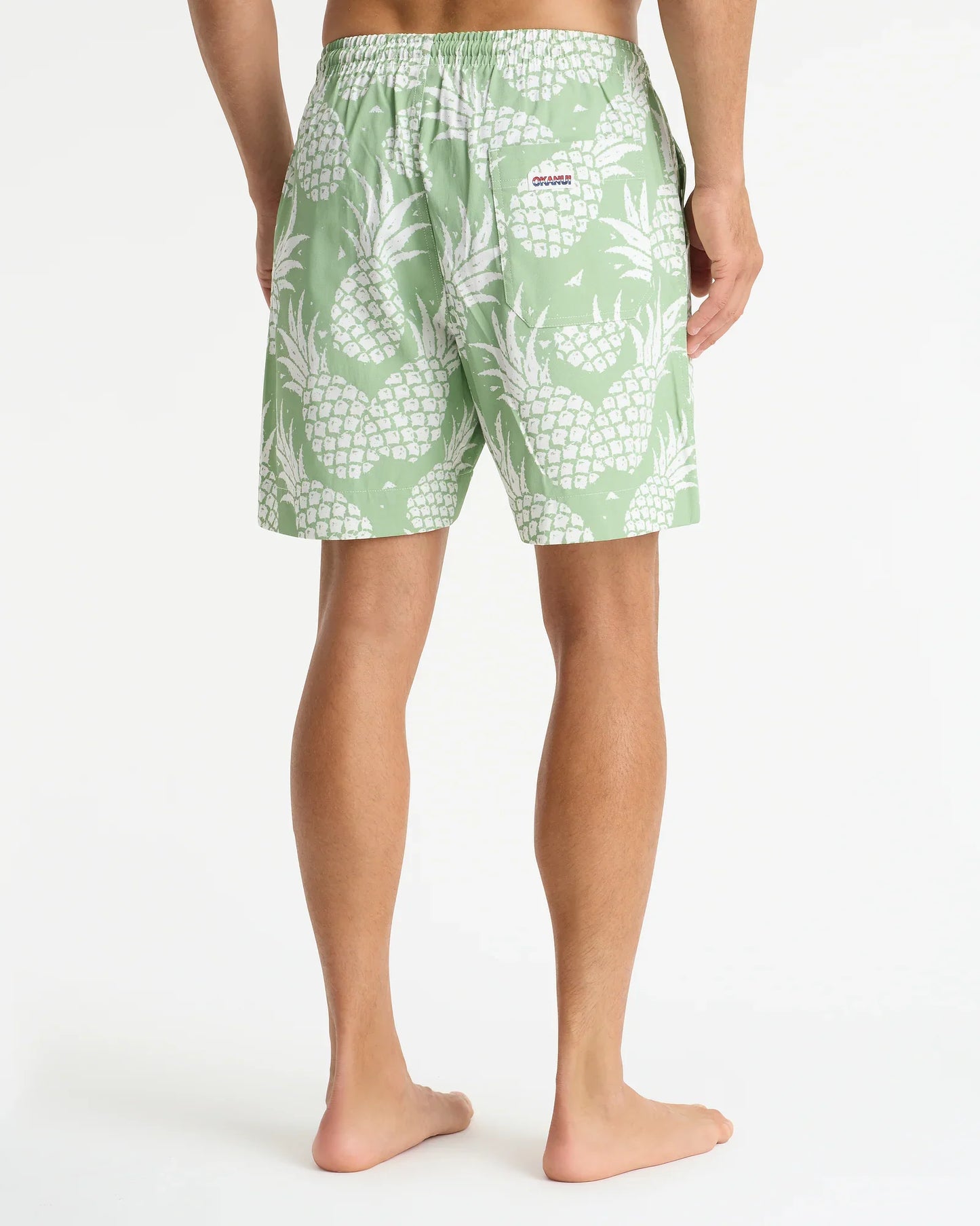Mens Classic Short Short - Pineapples Mint
