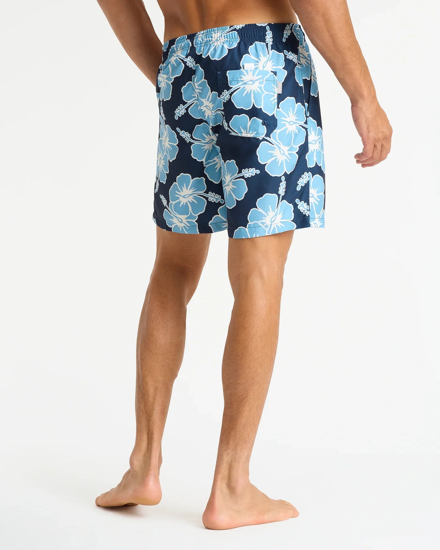 Mens Way Back When Swim Short - Navy Blue