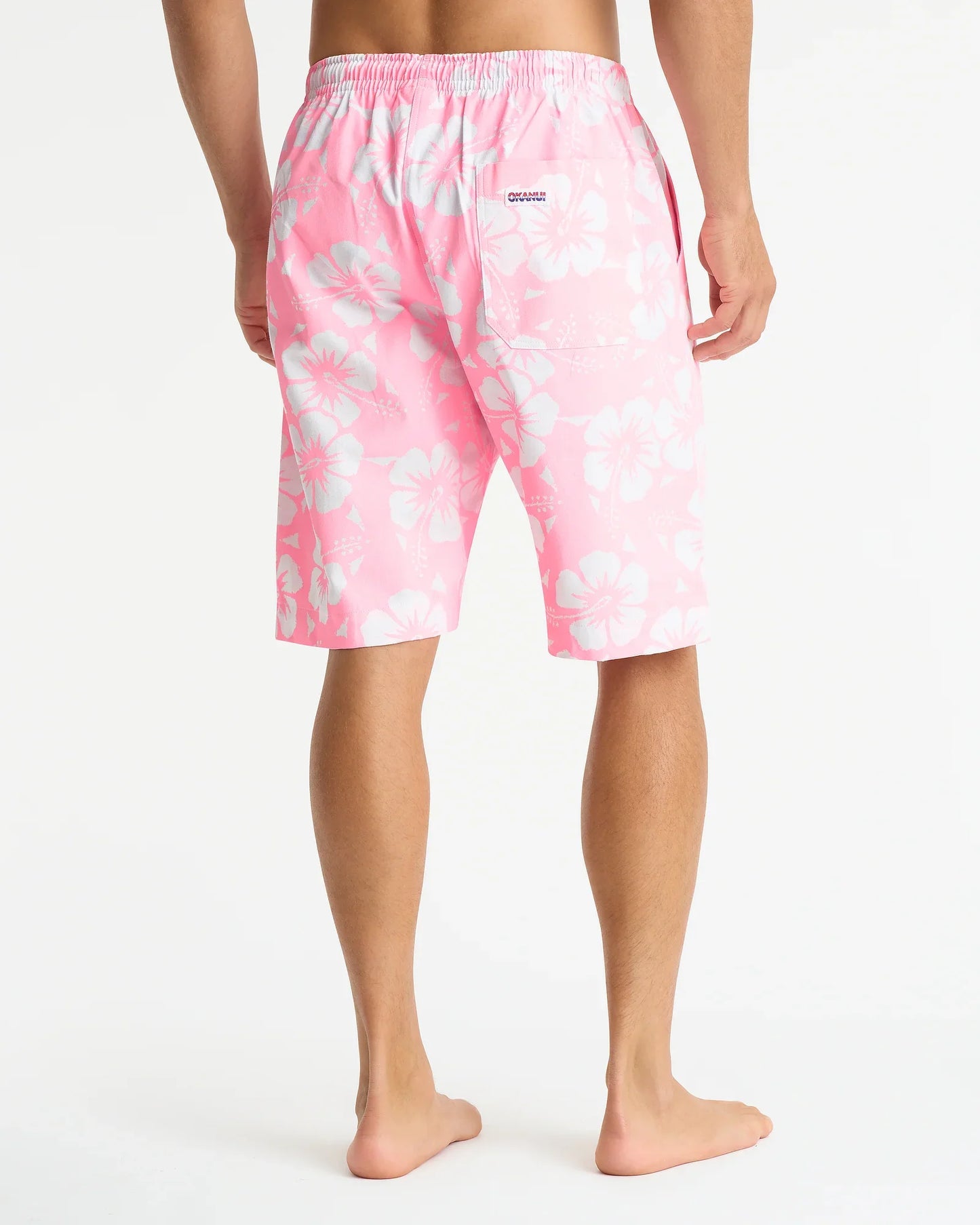 Mens Classic Short - Hibiscus Pale Pink