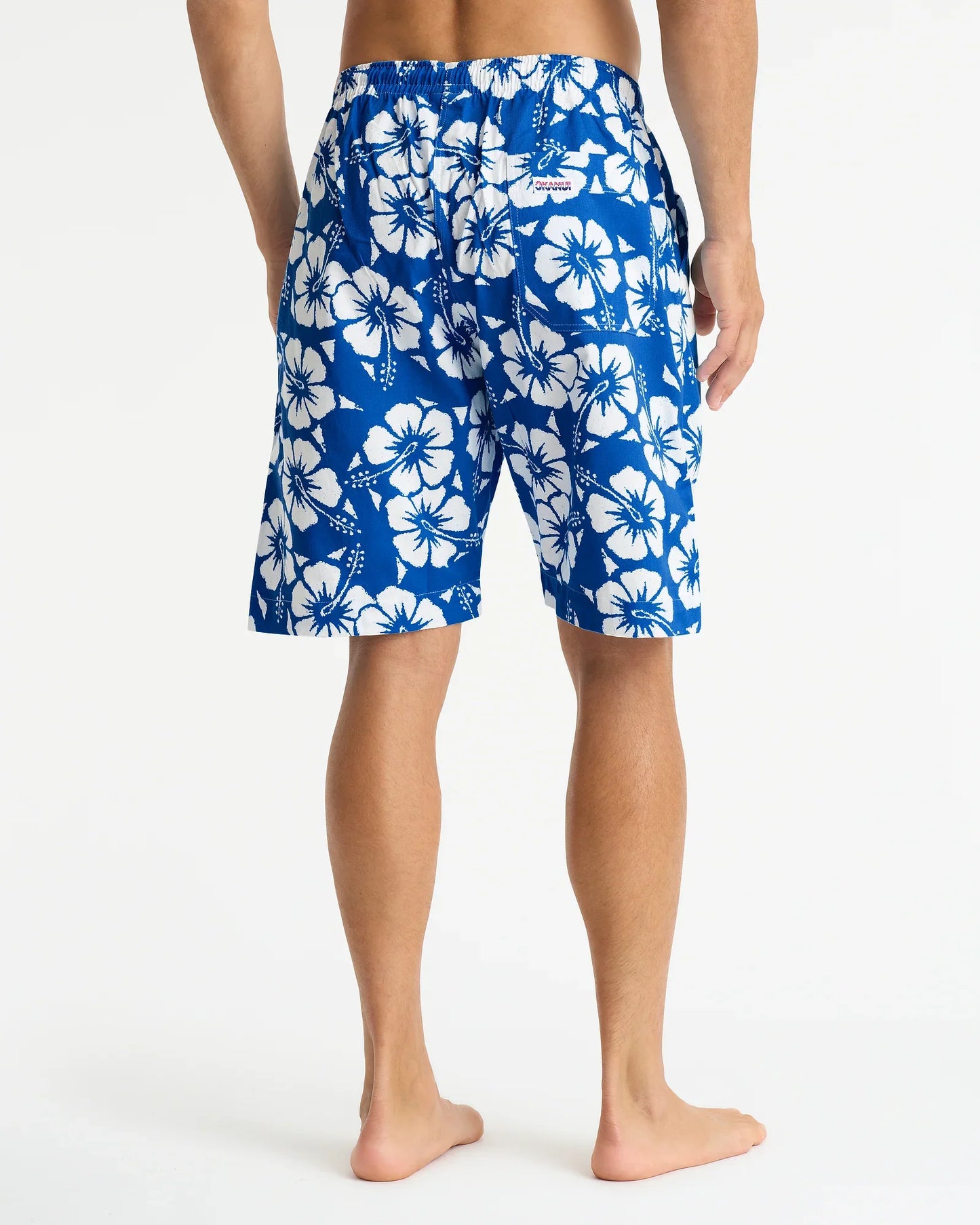 Mens Classic Short - Hibiscus Blue