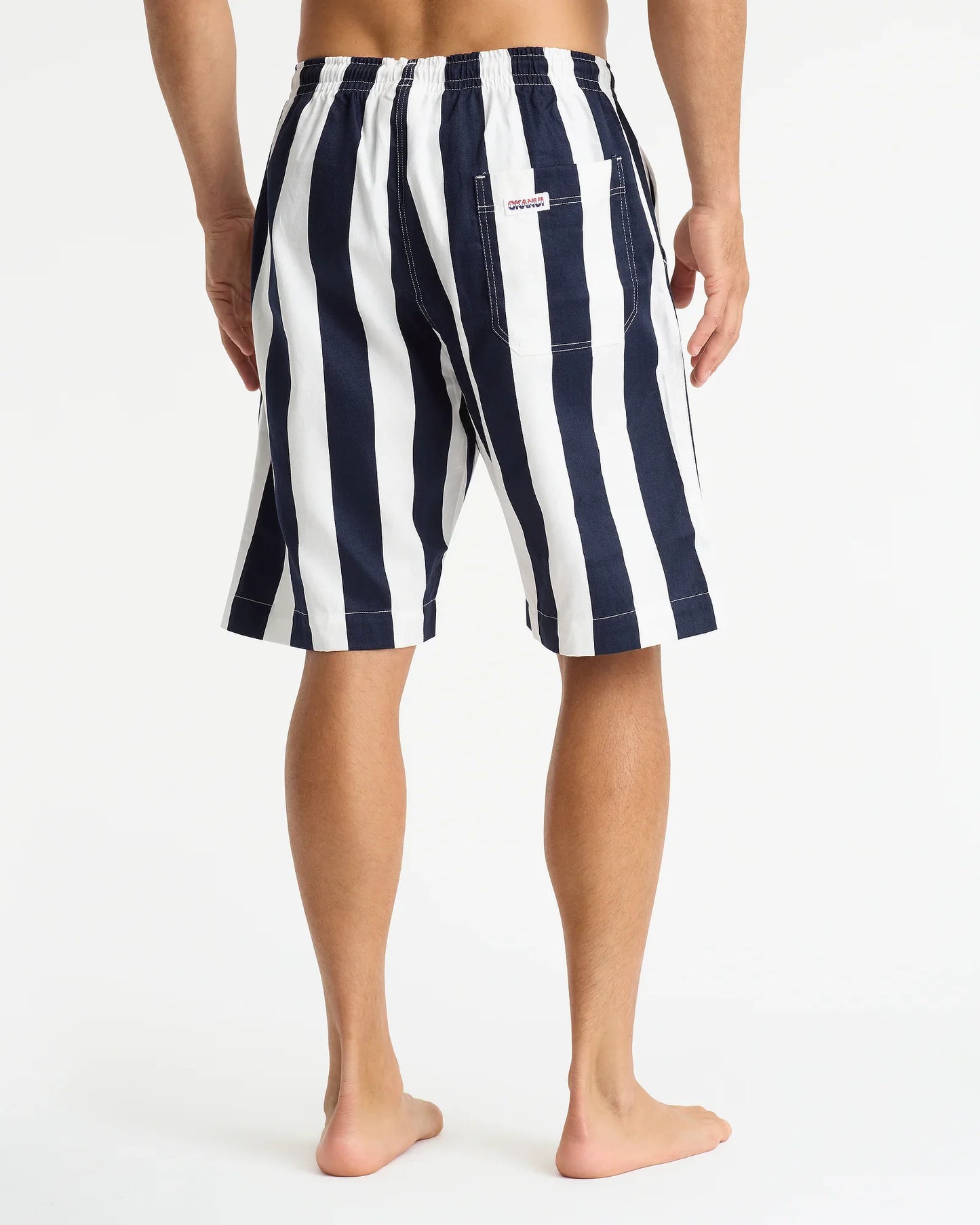 Mens Classic Short - Stripe Navy