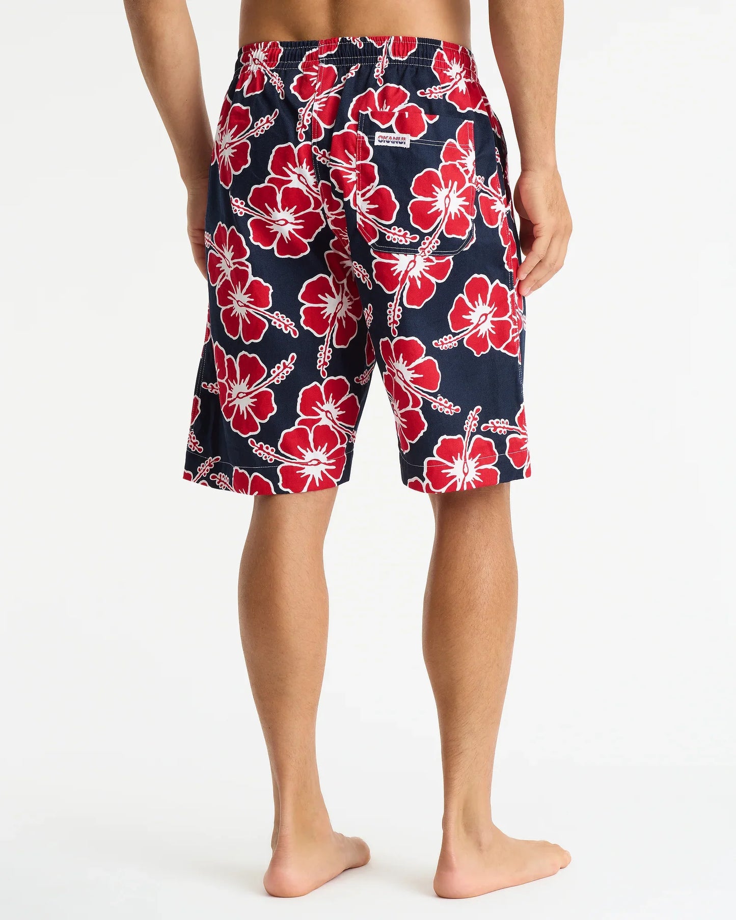 Mens Classic Short - Tri Colour Navy Red White