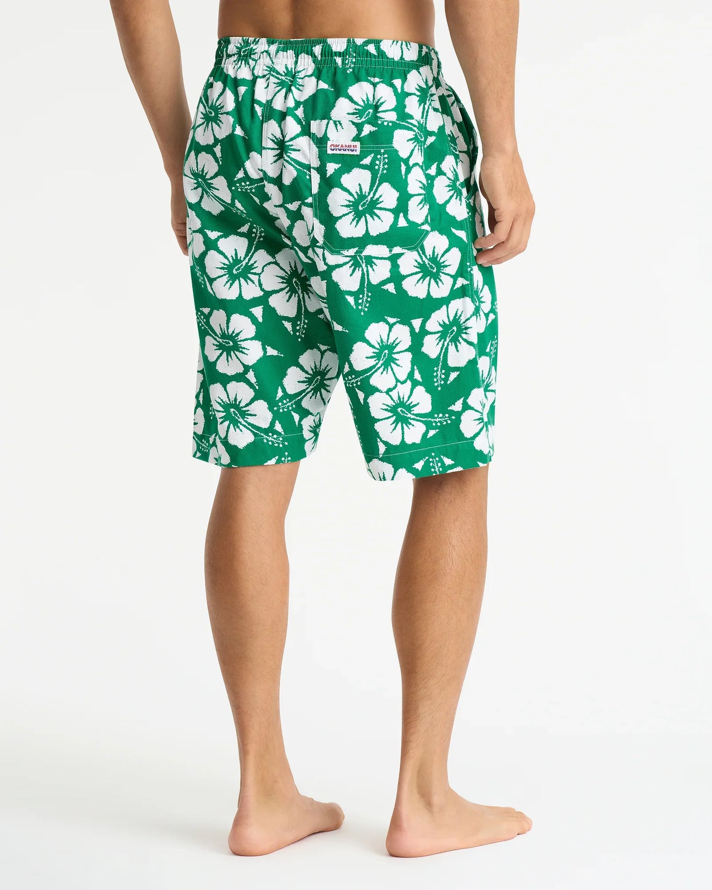 Mens Classic Short - Hibiscus Emerald