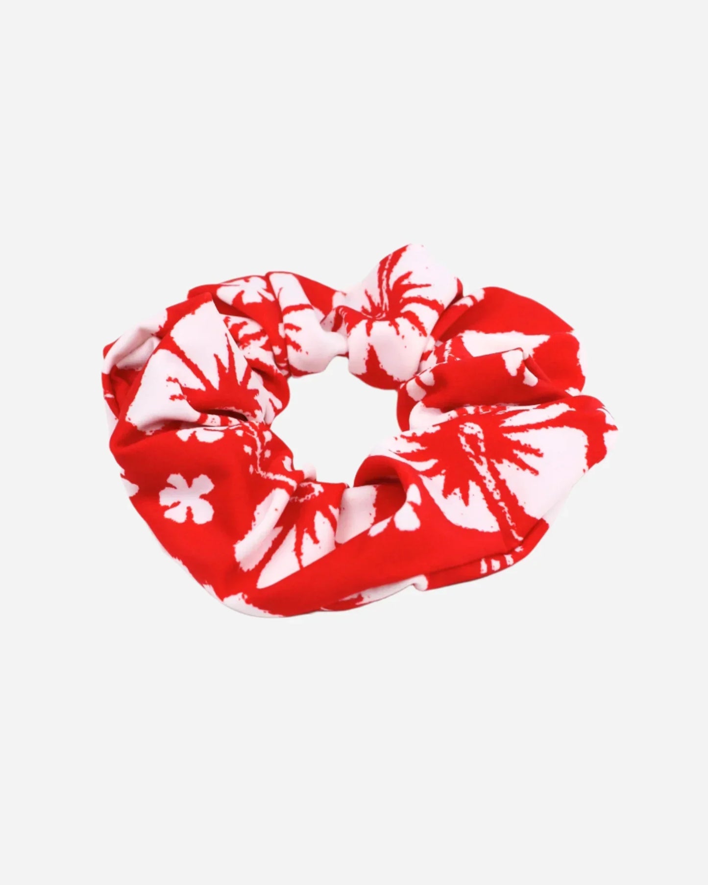 Scrunchie - Hibiscus Red