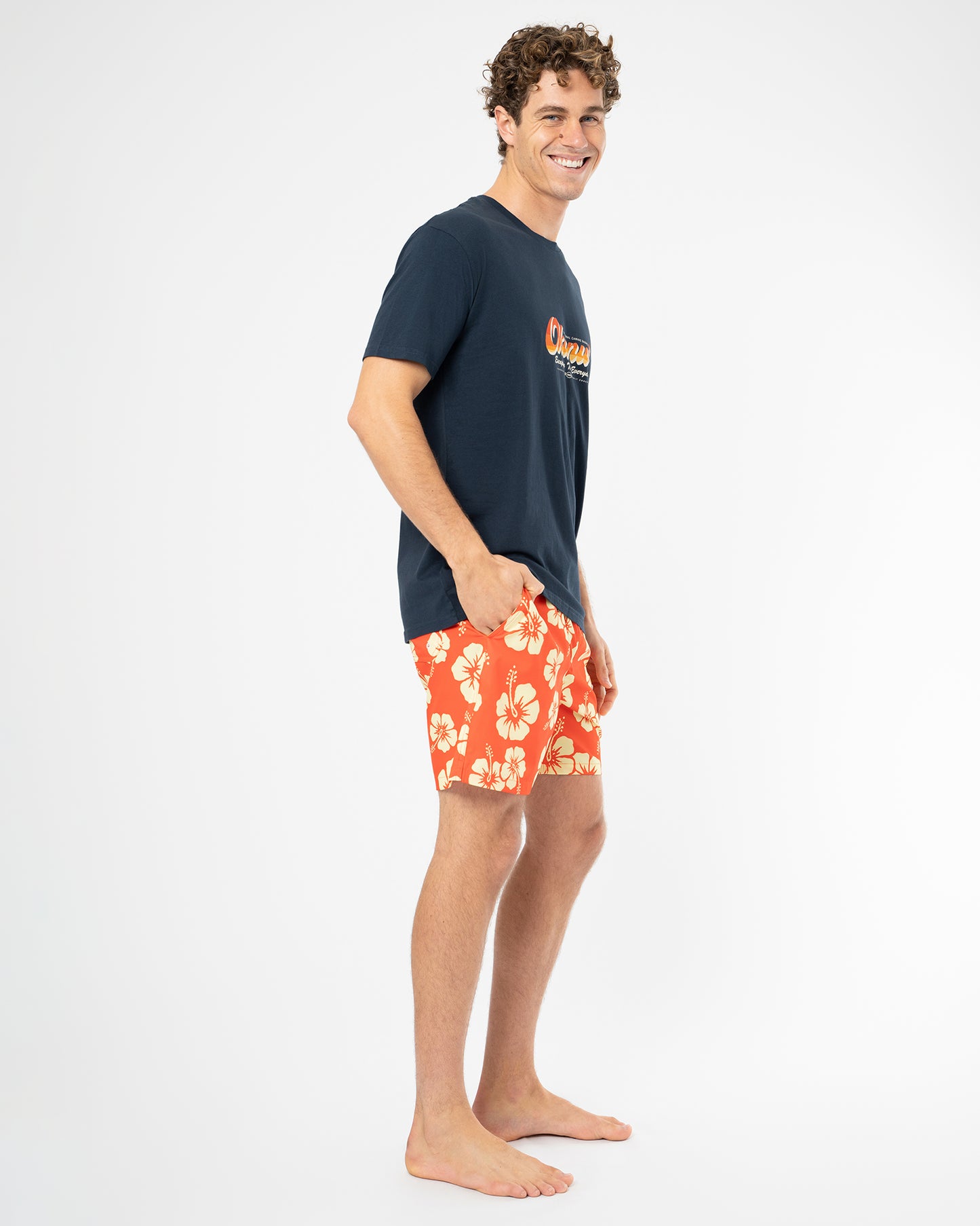 Mens Rolling T'Shirt - Navy