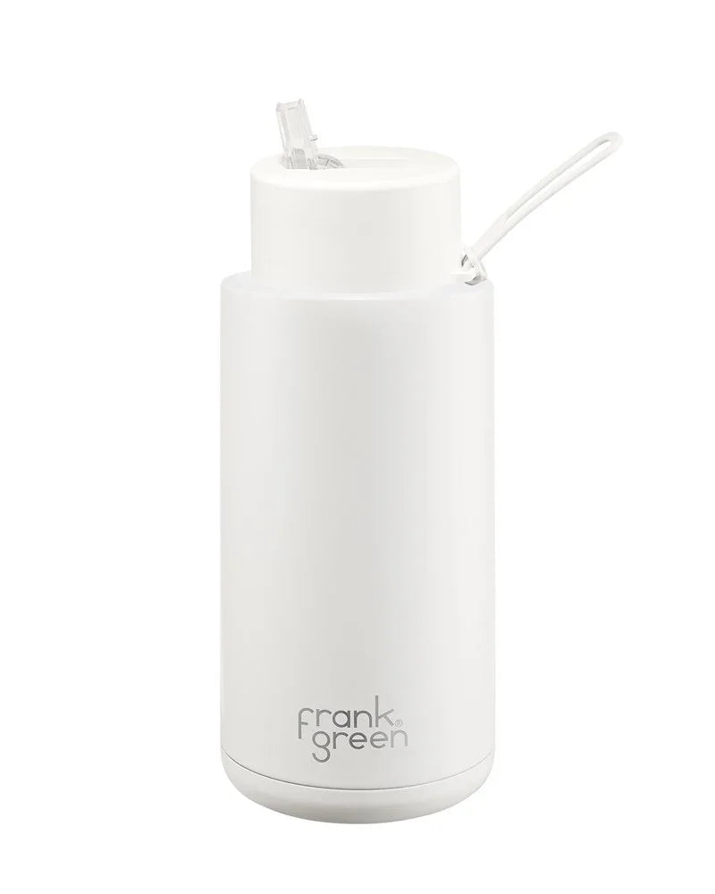 Frank Green - Drink Bottle - 34 oz - Reusable Bottle - Cloud